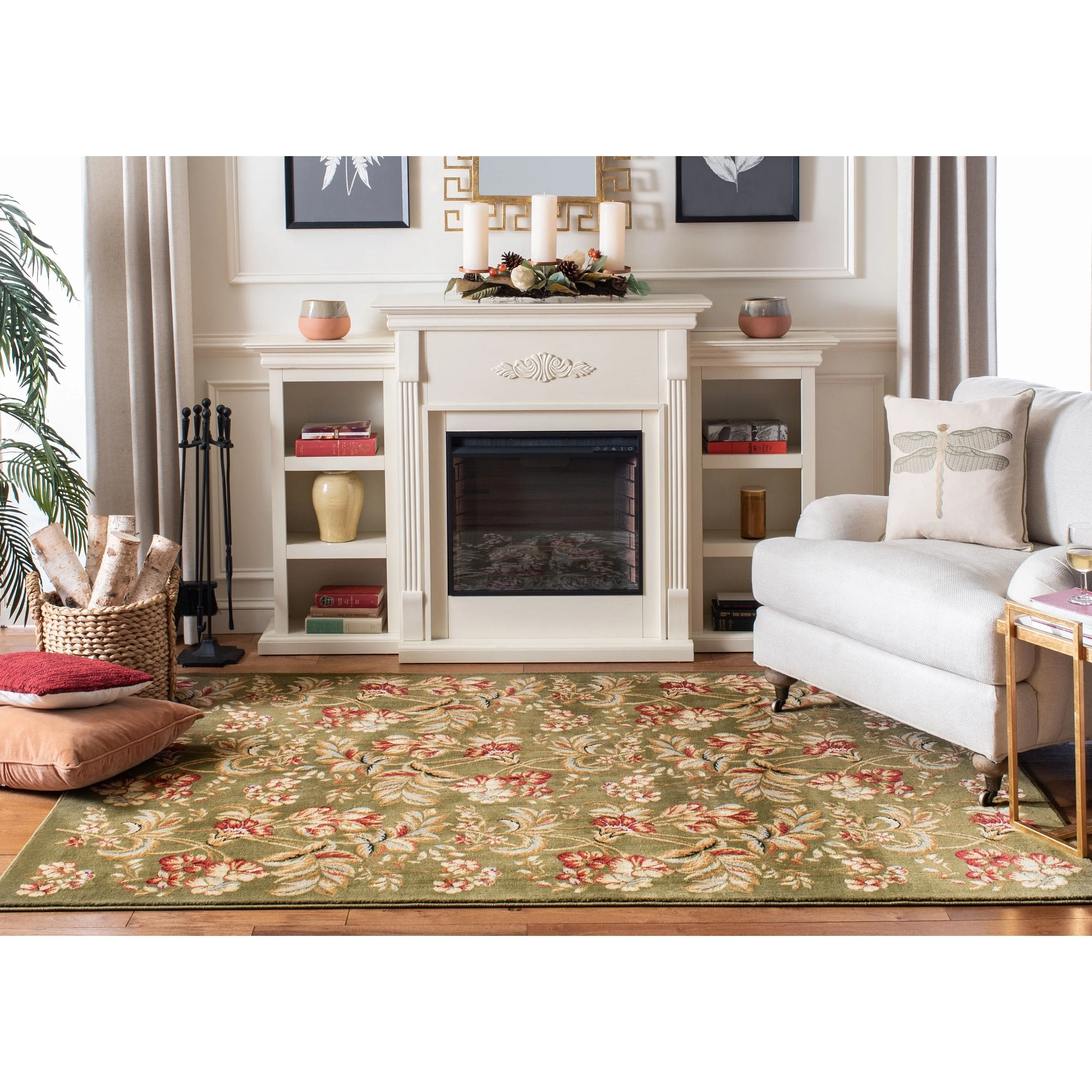 SAFAVIEH Lyndhurst Claudette Traditional Oriental Rug