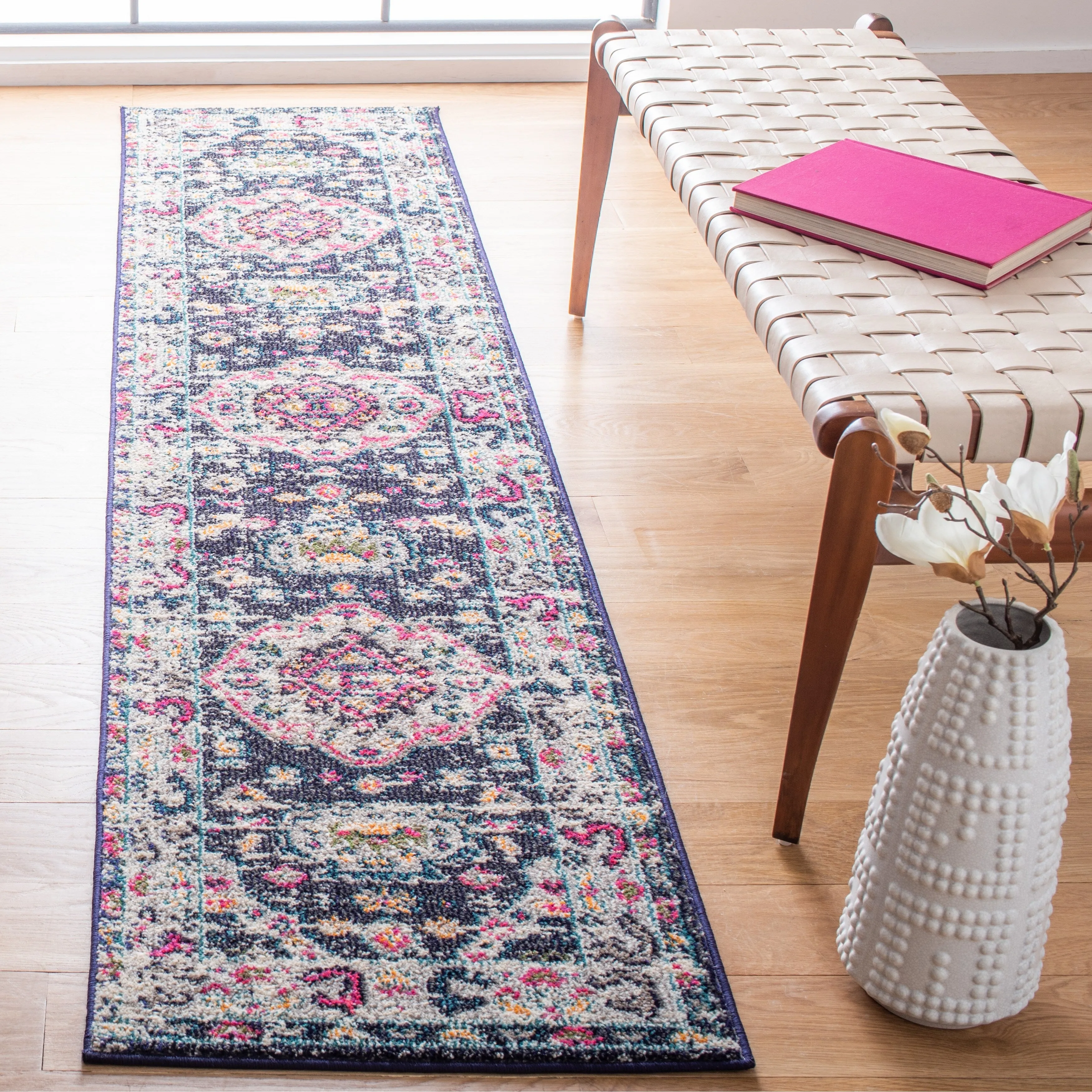 SAFAVIEH Madison Willodean Boho Oriental Distressed Rug
