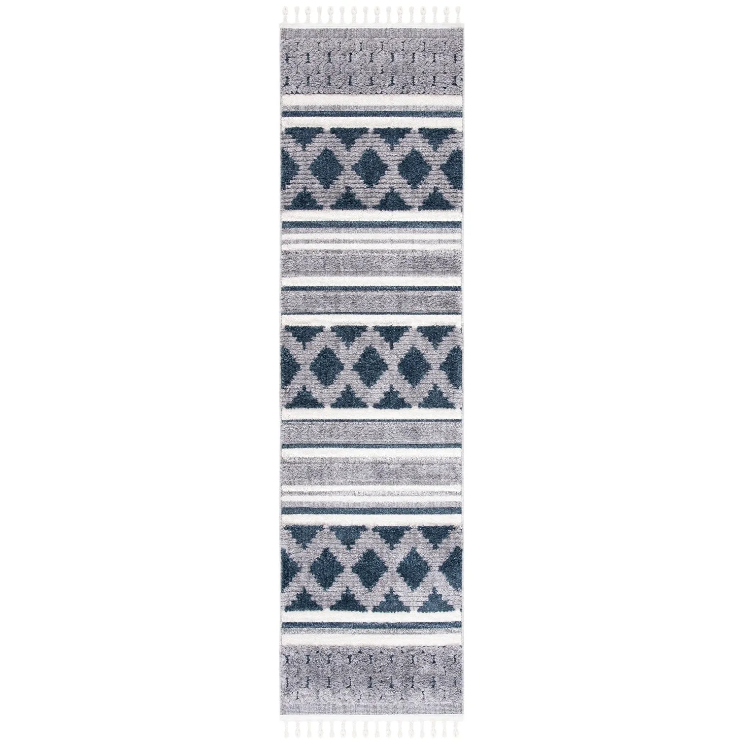 SAFAVIEH Marrakech Moroccan Madelene Boho Braided Tassel Area Rug