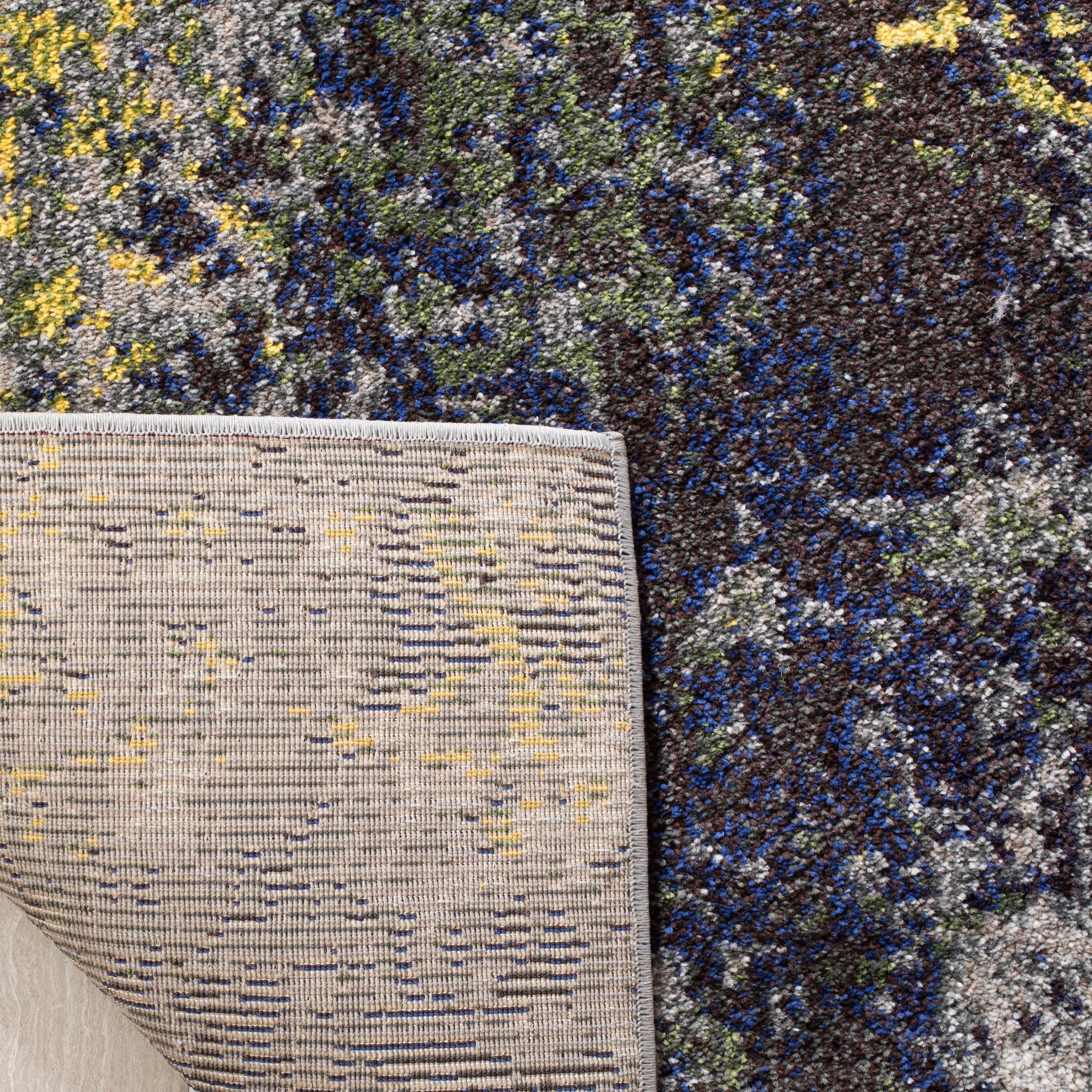 SAFAVIEH Monaco Aftina Abstract Grey Area Rug