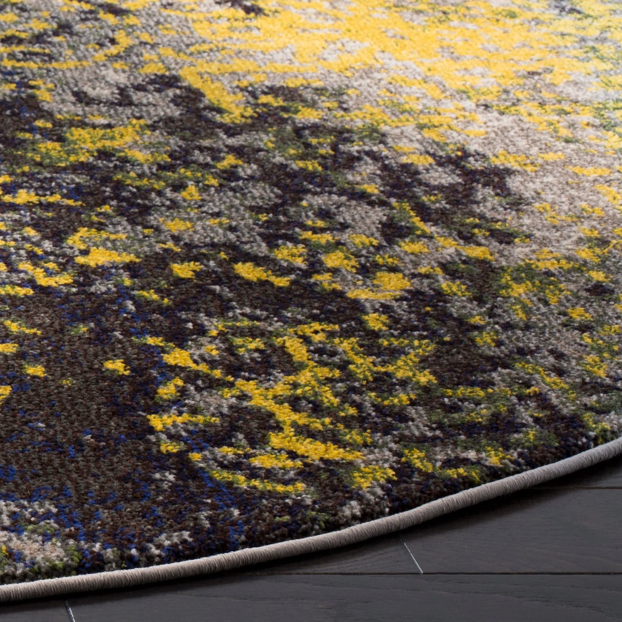 SAFAVIEH Monaco Aftina Abstract Grey Area Rug