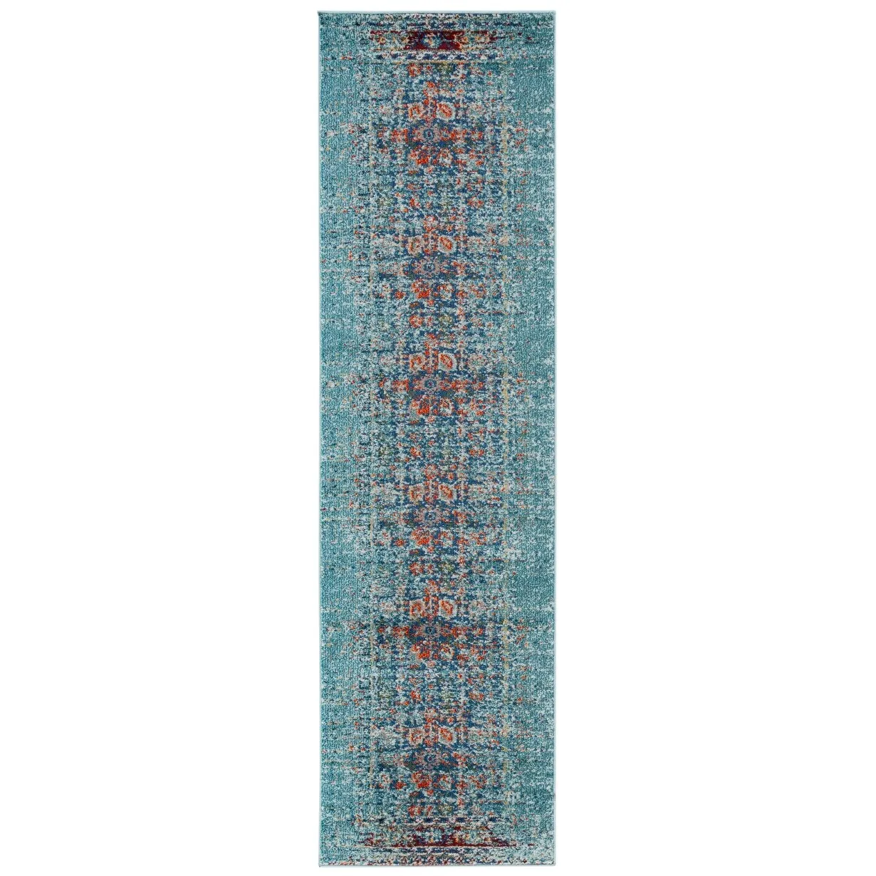 SAFAVIEH Monaco Katty Boho Rug - Blue/Multi - 2' 2 x 8'