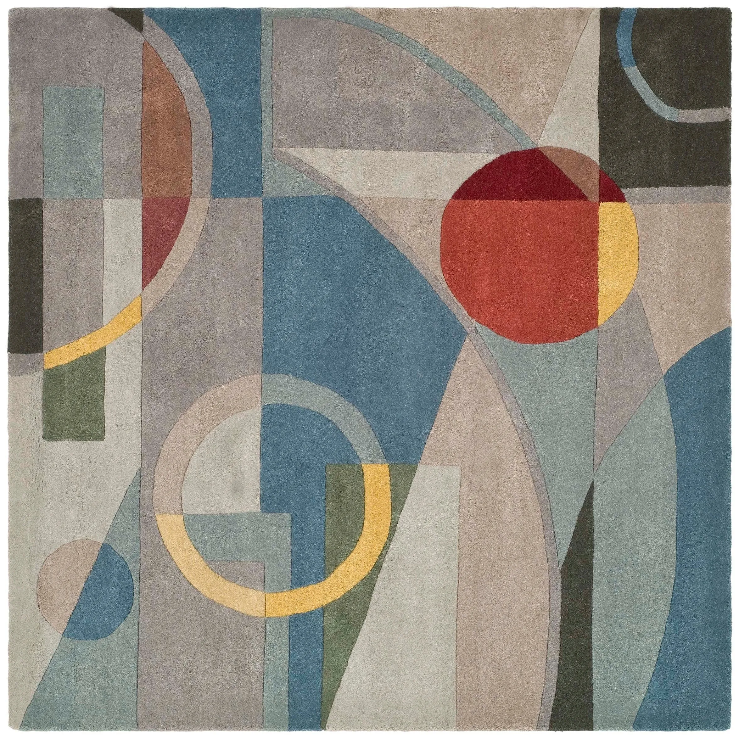 SAFAVIEH Rodeo Ula Necibe Hand-tufted Wool Retro Area Rug
