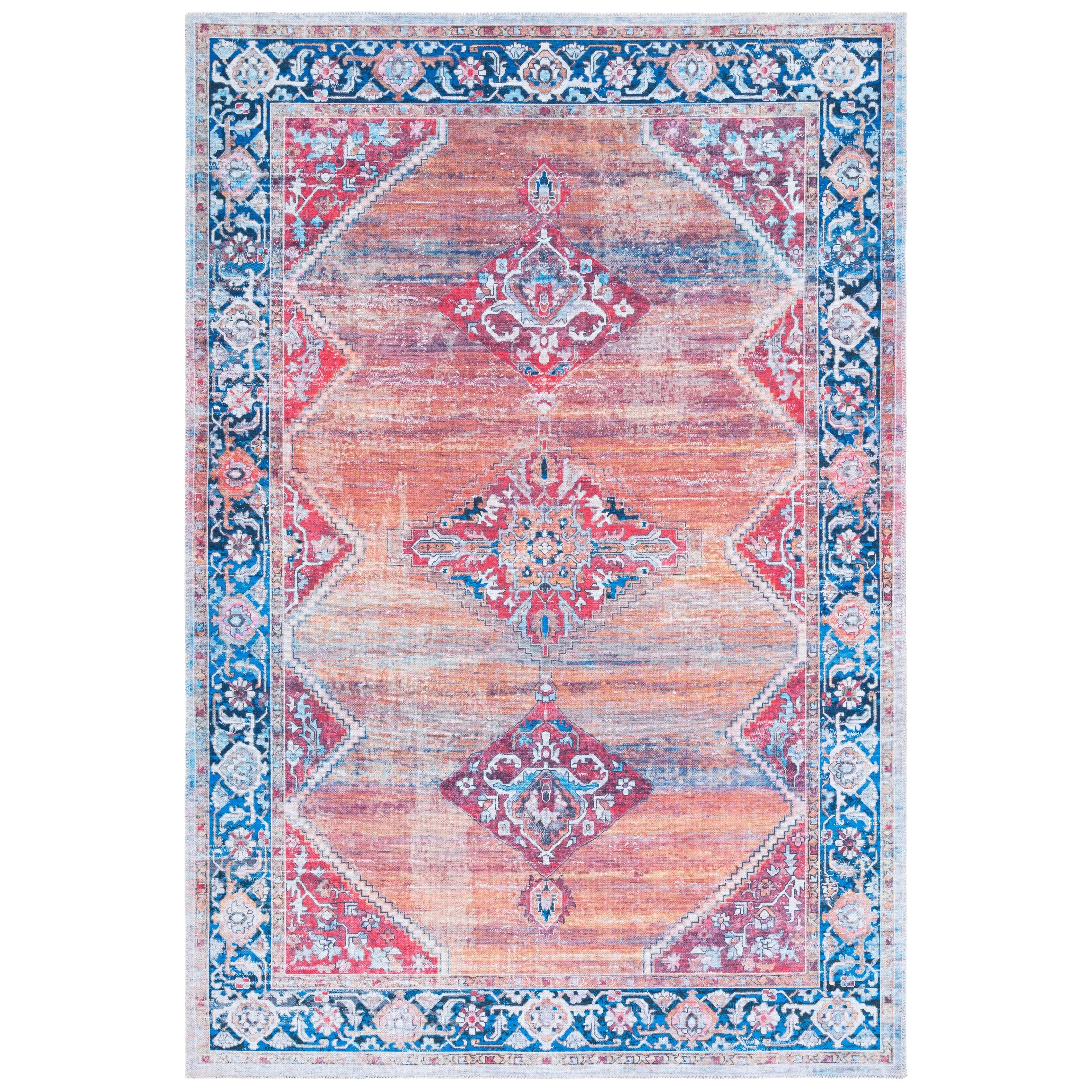 SAFAVIEH Serapi Machine Washable Wilhelmine Distressed Rug