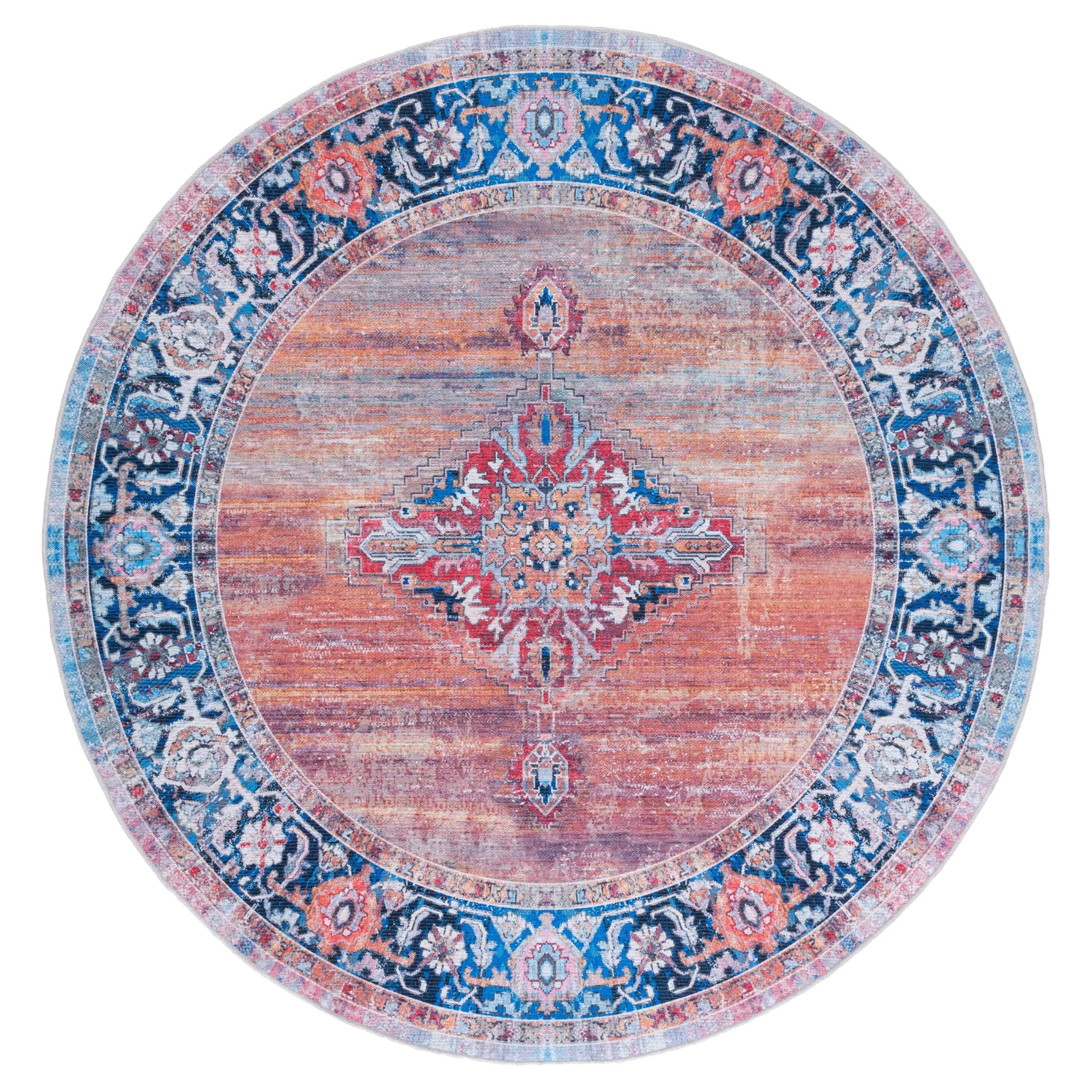 SAFAVIEH Serapi Machine Washable Wilhelmine Distressed Rug