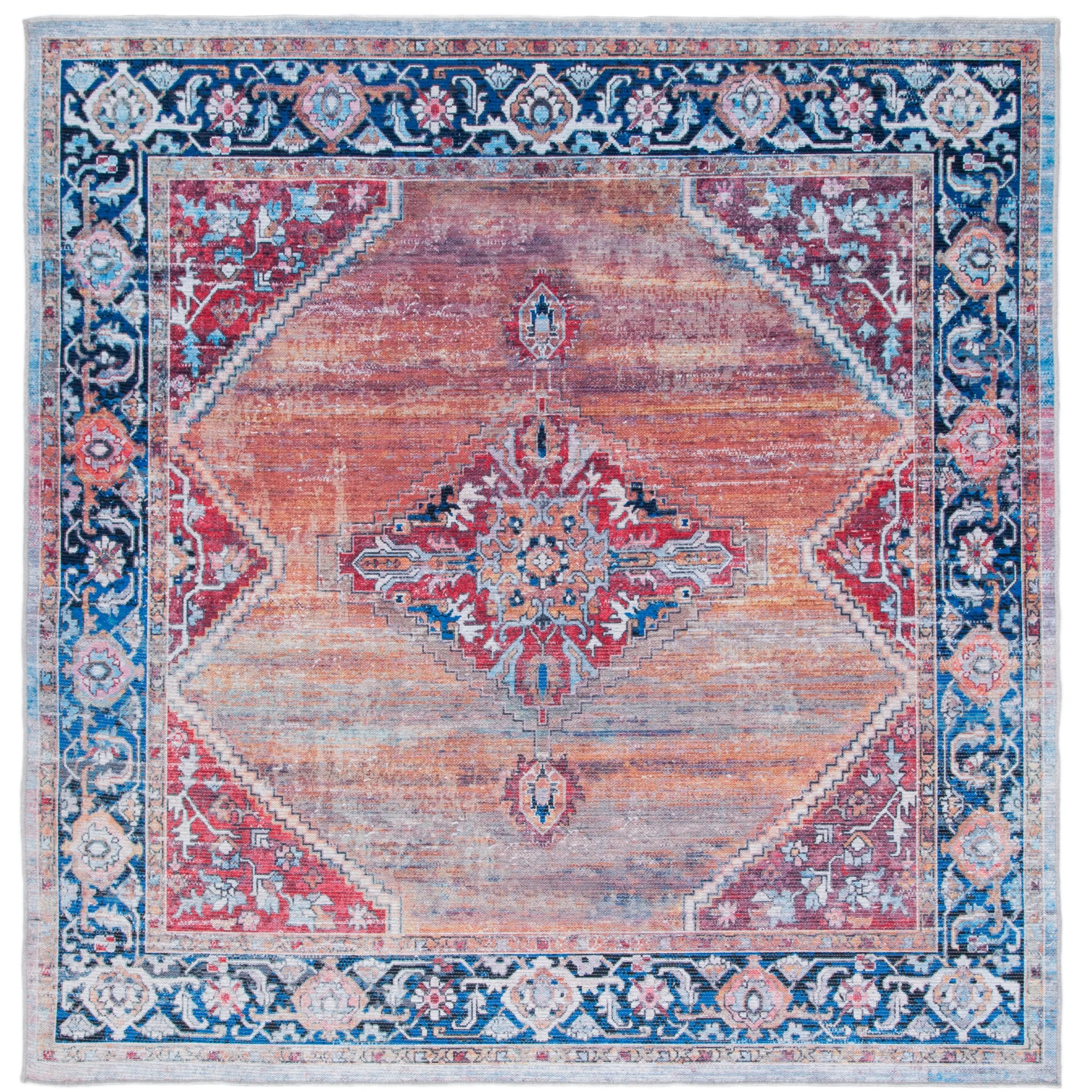 SAFAVIEH Serapi Machine Washable Wilhelmine Distressed Rug