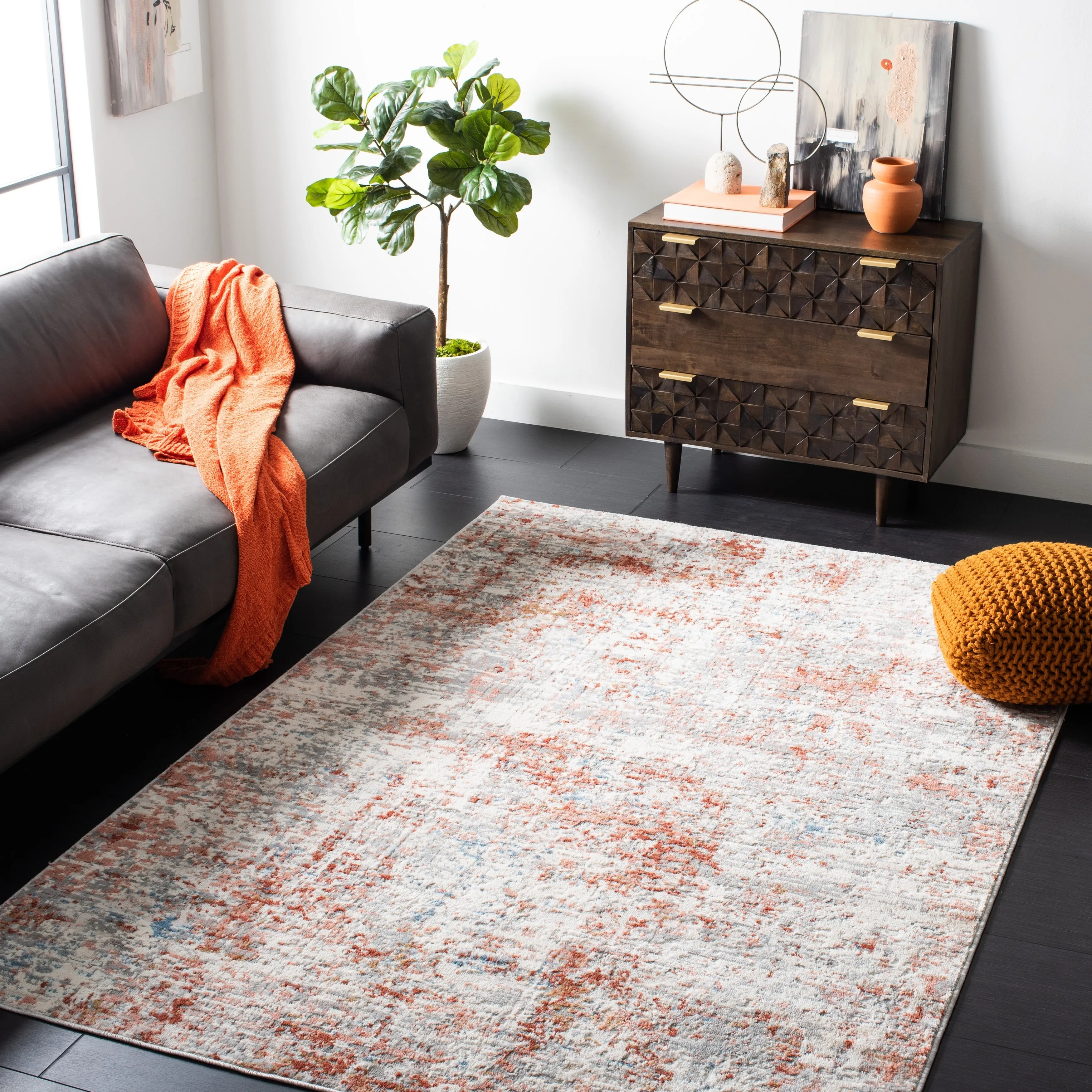 SAFAVIEH Shivan Sine Modern Abstract Rug