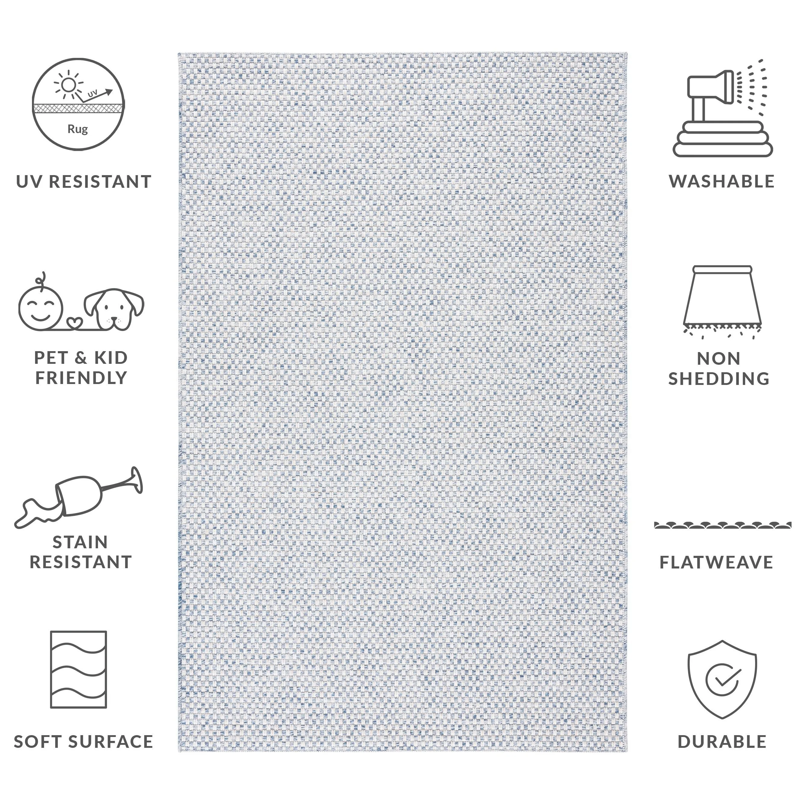 SAFAVIEH Sisal All-Weather Zhanat Transitional Indoor/Outdoor Rug