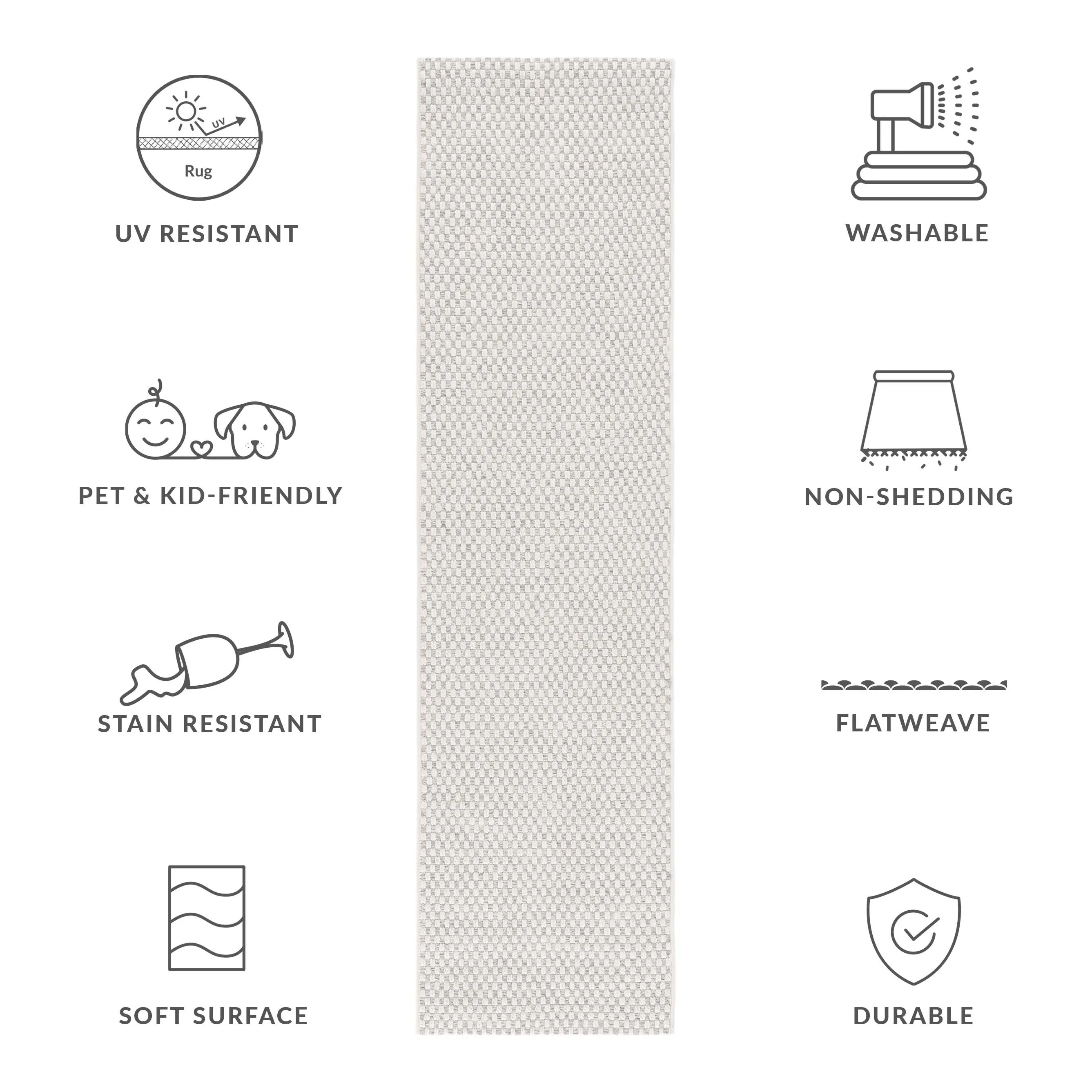 SAFAVIEH Sisal All-Weather Zhanat Transitional Indoor/Outdoor Rug