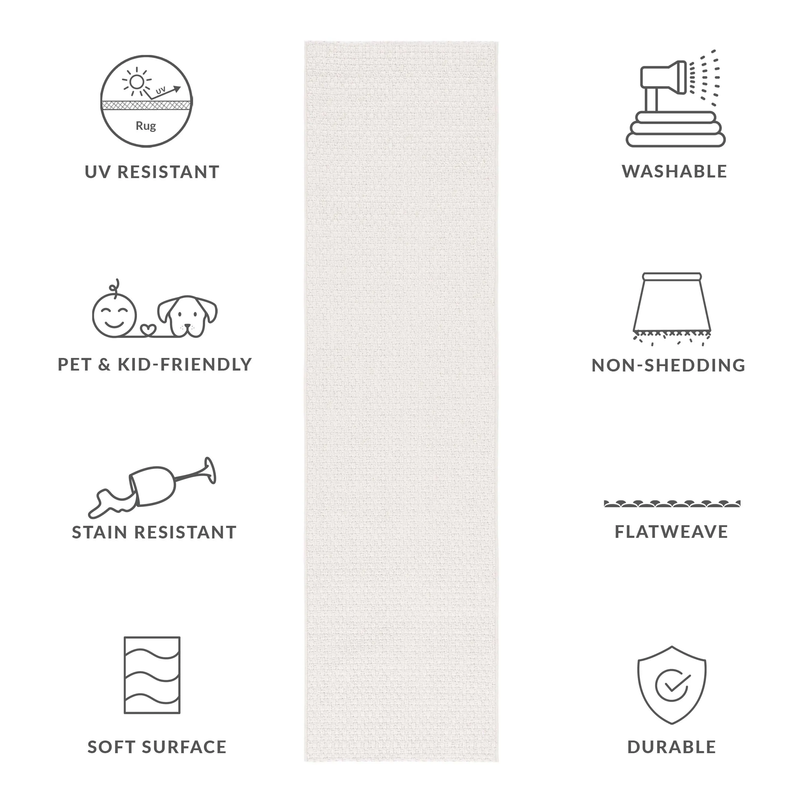 SAFAVIEH Sisal All-Weather Zhanat Transitional Indoor/Outdoor Rug
