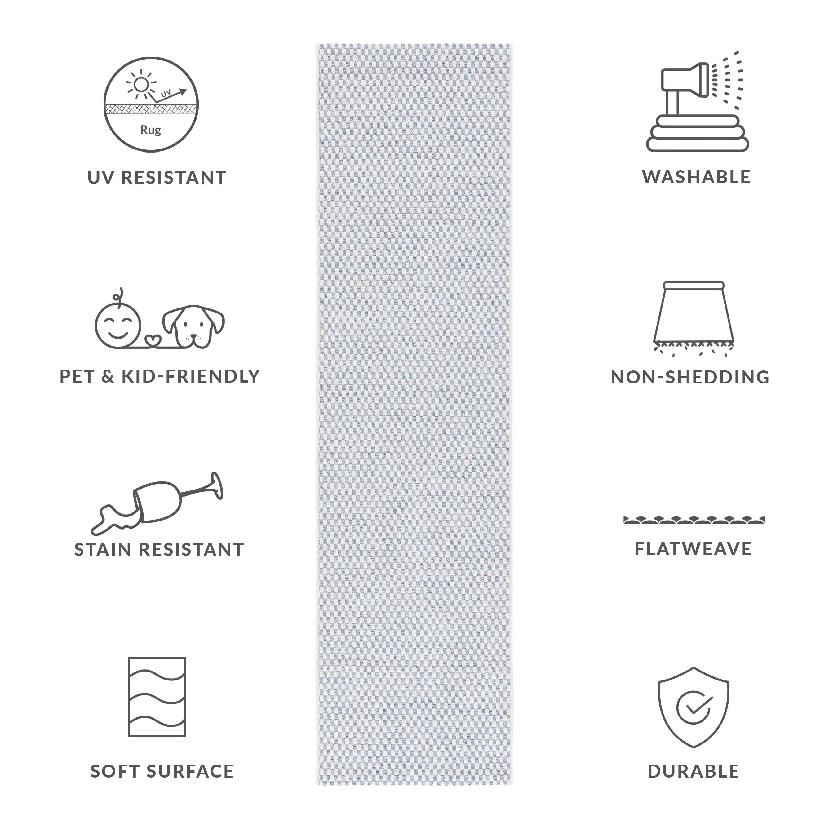 SAFAVIEH Sisal All-Weather Zhanat Transitional Indoor/Outdoor Rug
