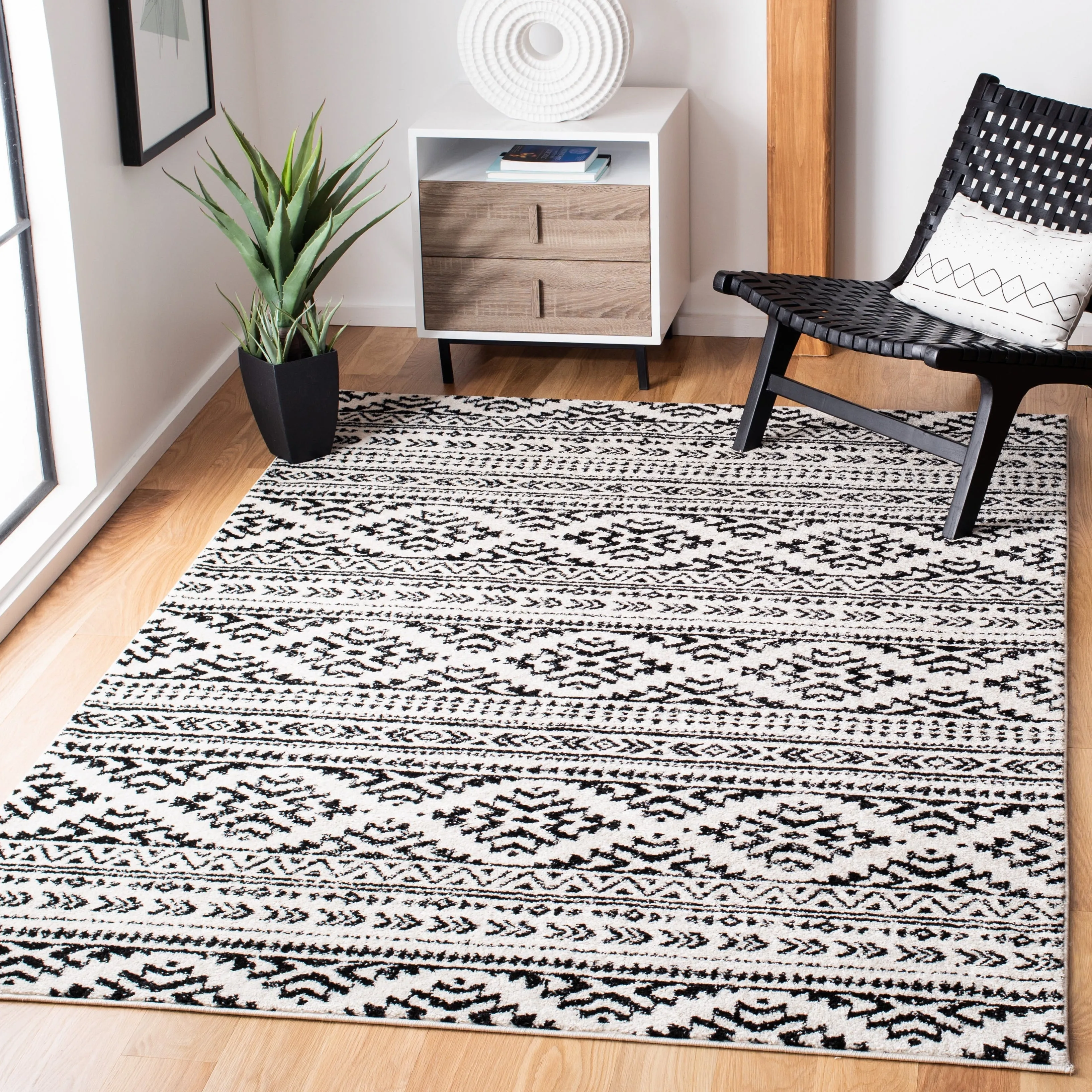 SAFAVIEH Tulum Vetuta Moroccan Boho Chic Area Rug