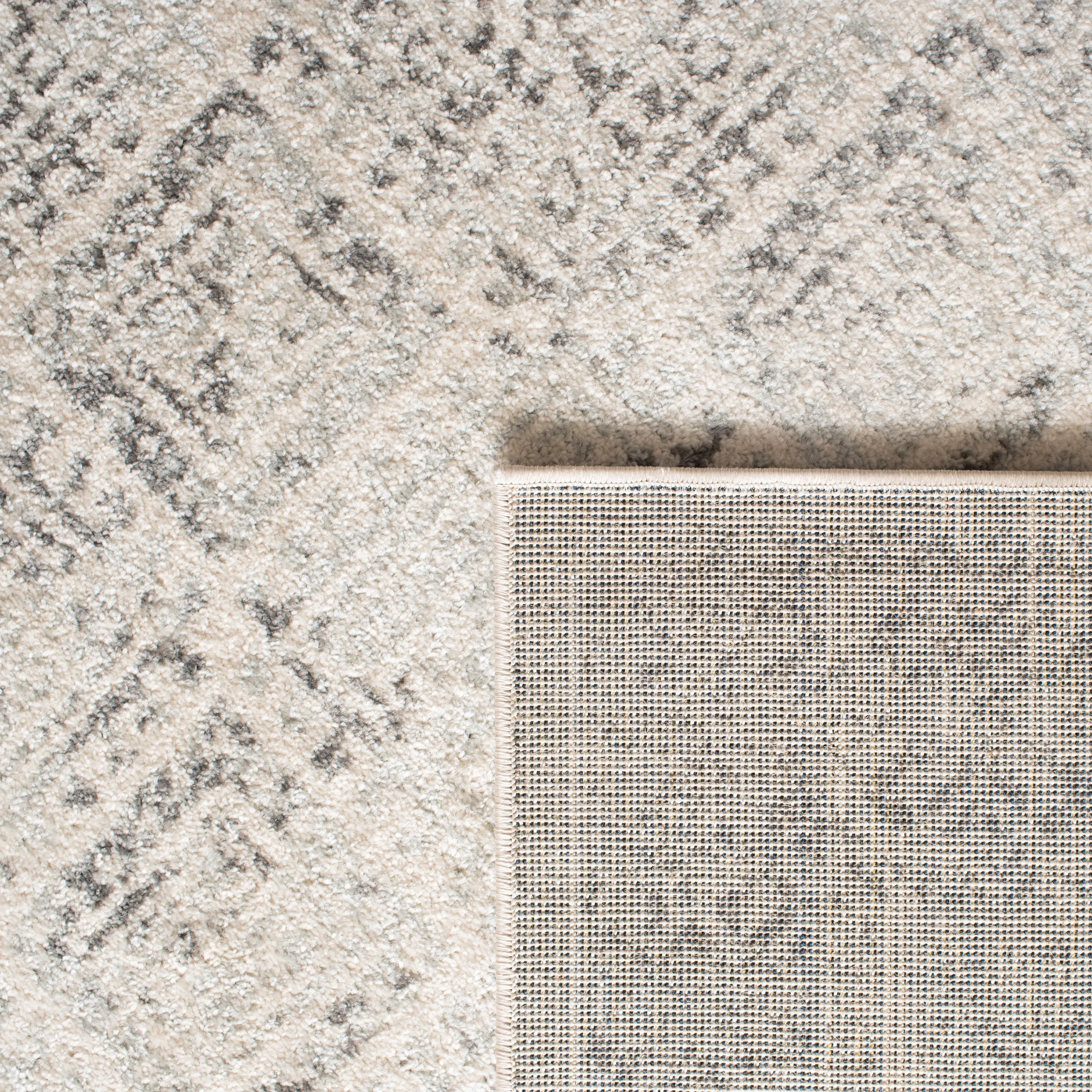 SAFAVIEH Tulum Yolonda Rustic Moroccan Boho Rug - Ivory/Grey - 10' x 13'