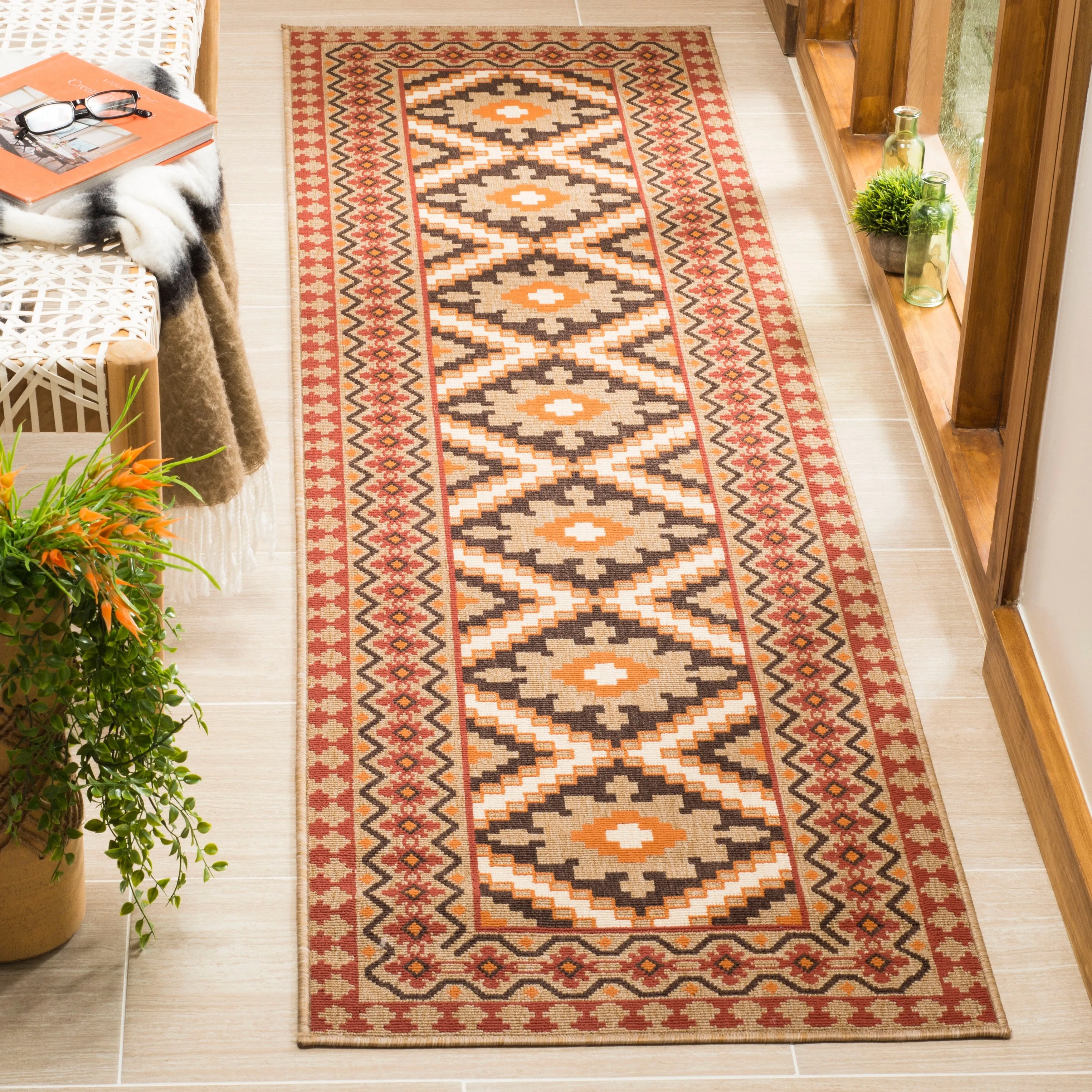 SAFAVIEH Veranda Rita Indoor/ Outdoor Waterproof Patio Backyard Rug