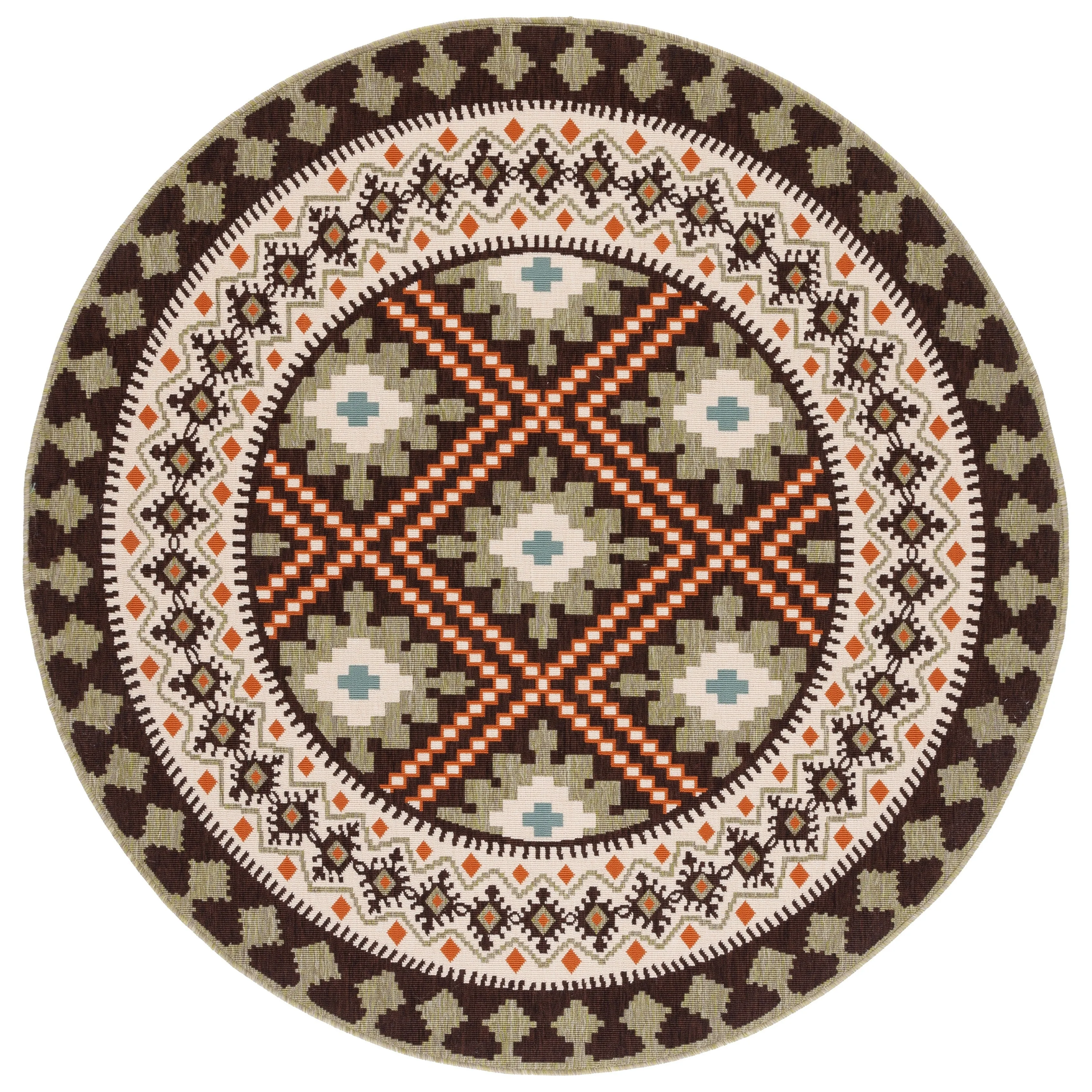 SAFAVIEH Veranda Rita Indoor/ Outdoor Waterproof Patio Backyard Rug