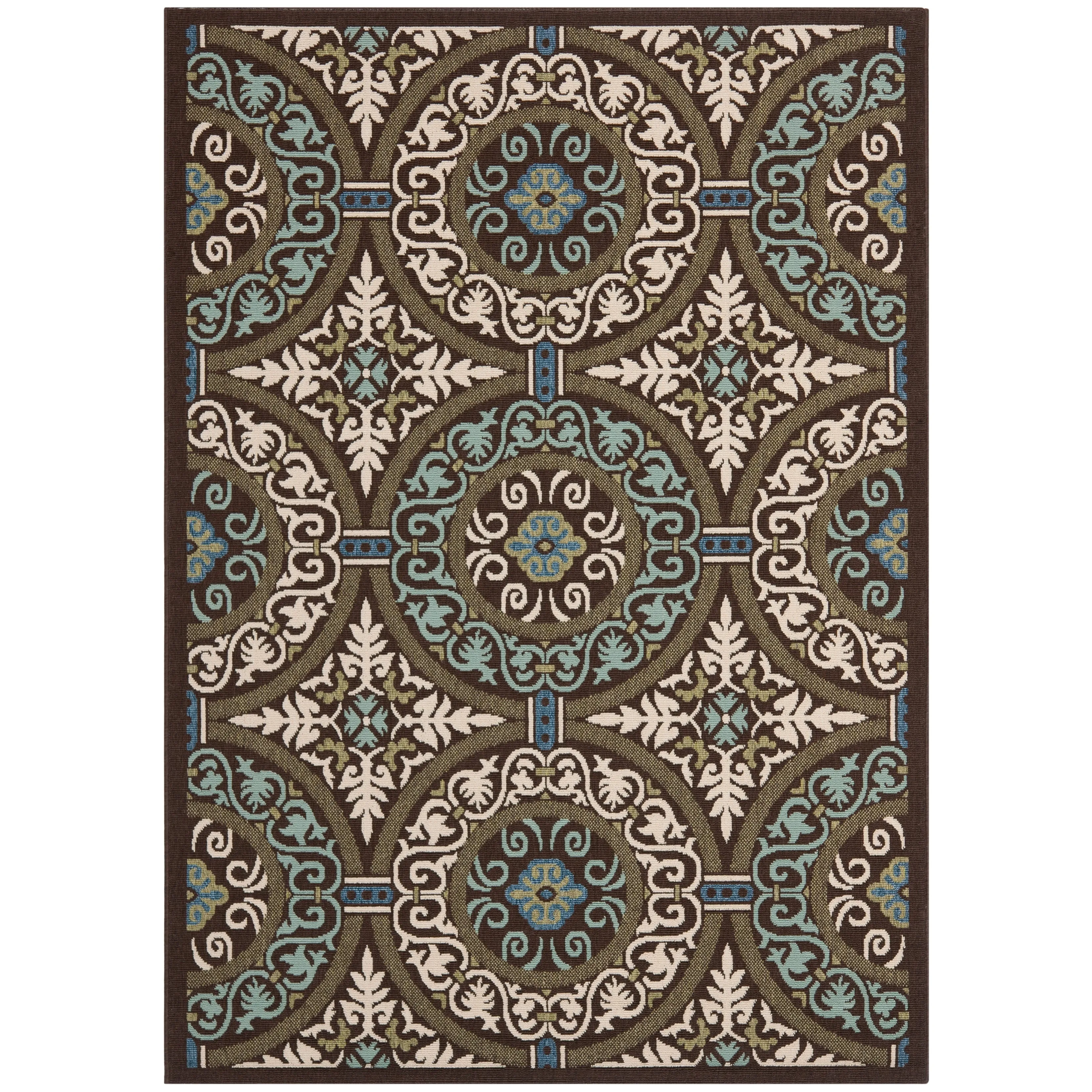 SAFAVIEH Veranda Torunn Indoor/ Outdoor Waterproof Patio Backyard Rug