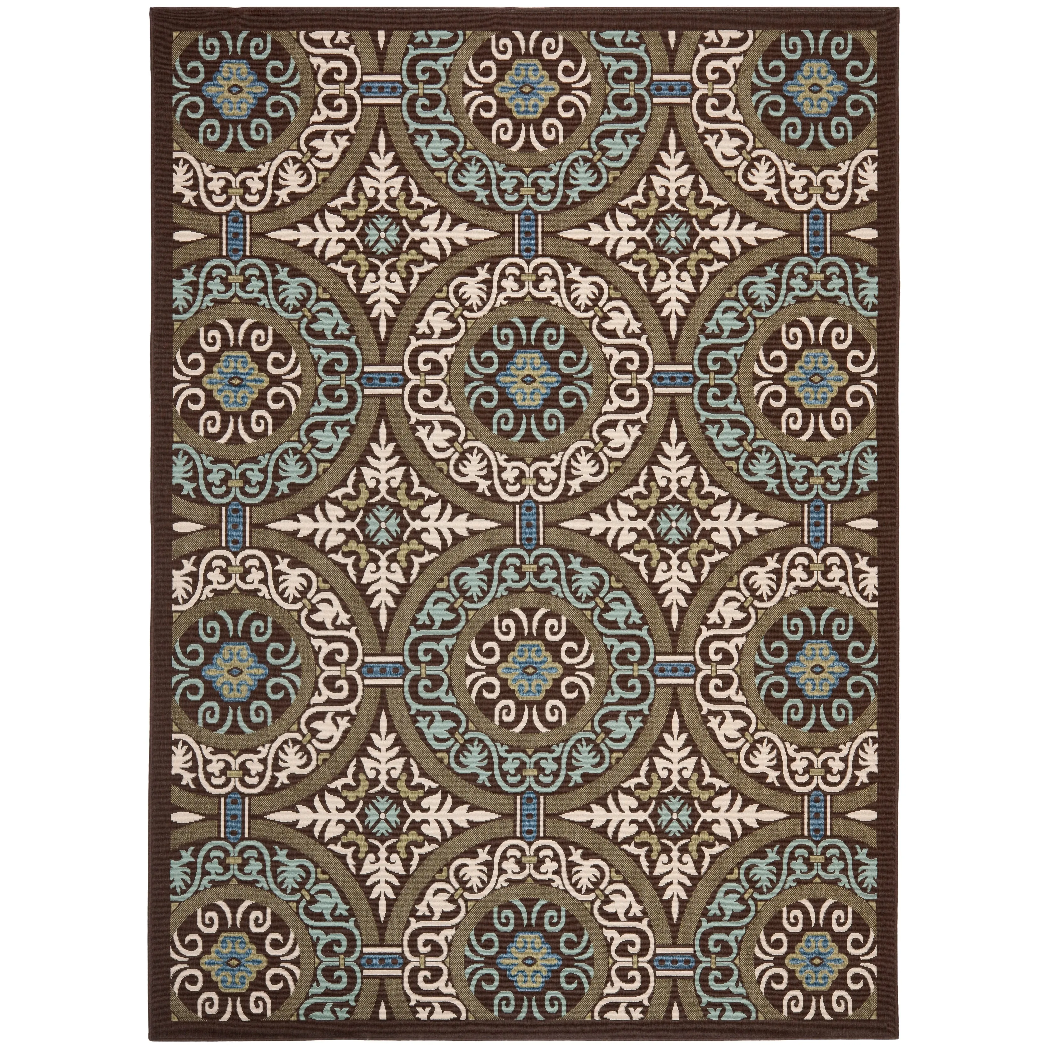 SAFAVIEH Veranda Torunn Indoor/ Outdoor Waterproof Patio Backyard Rug