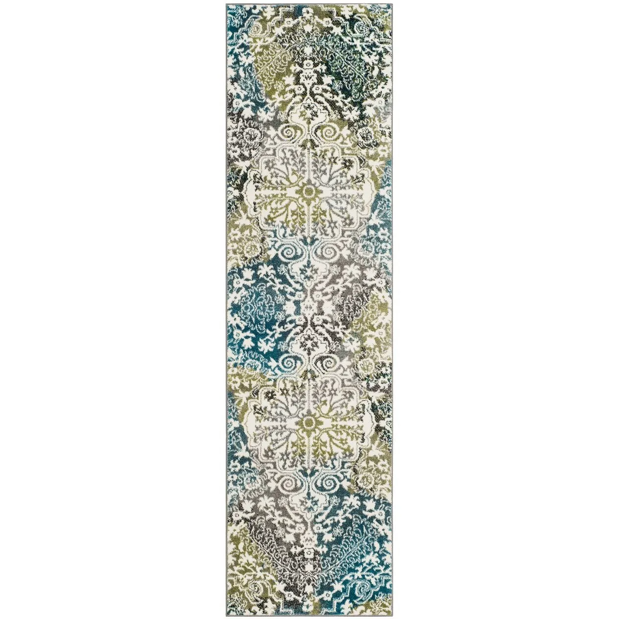SAFAVIEH Watercolor Alani Modern Abstract Medallion Rug