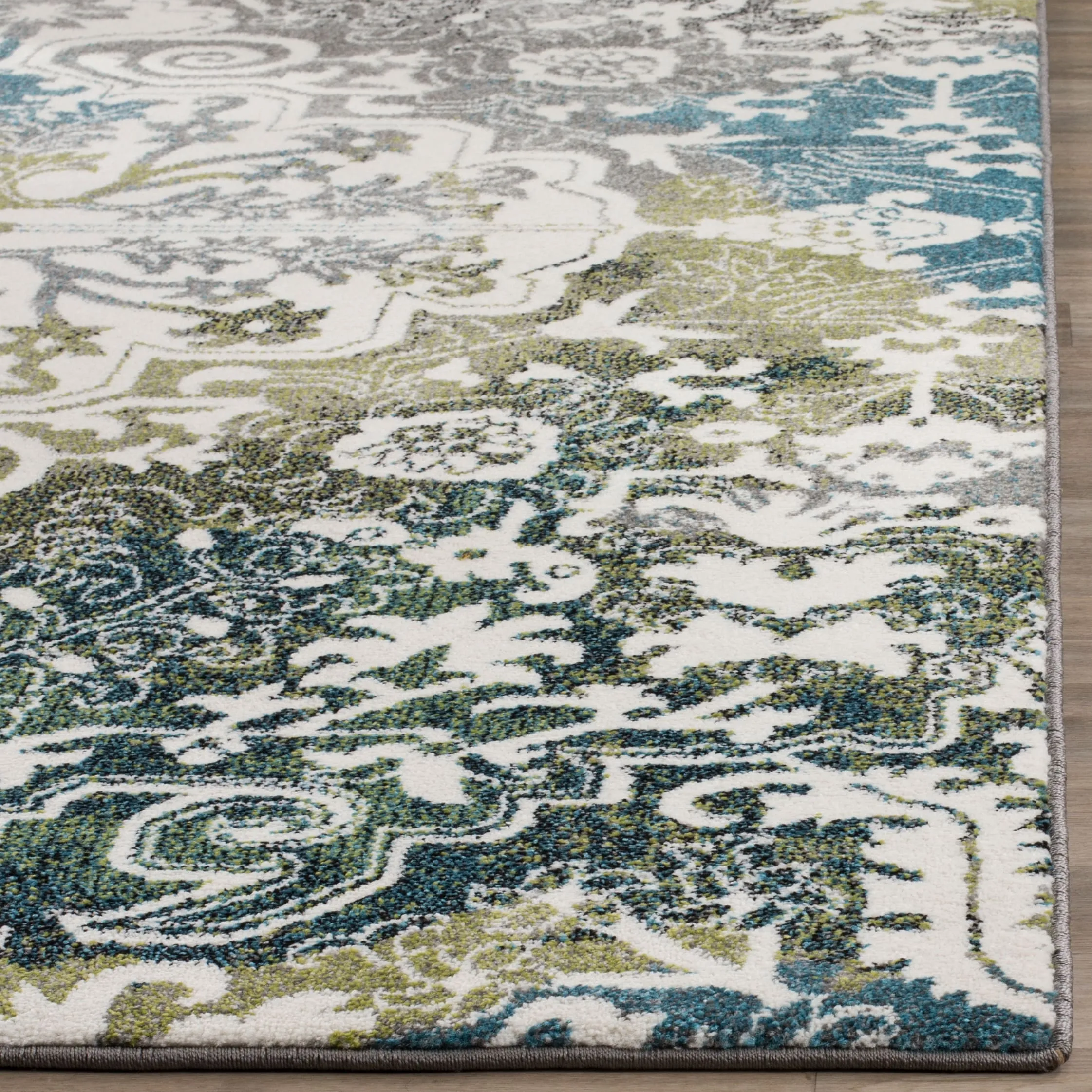 SAFAVIEH Watercolor Alani Modern Abstract Medallion Rug