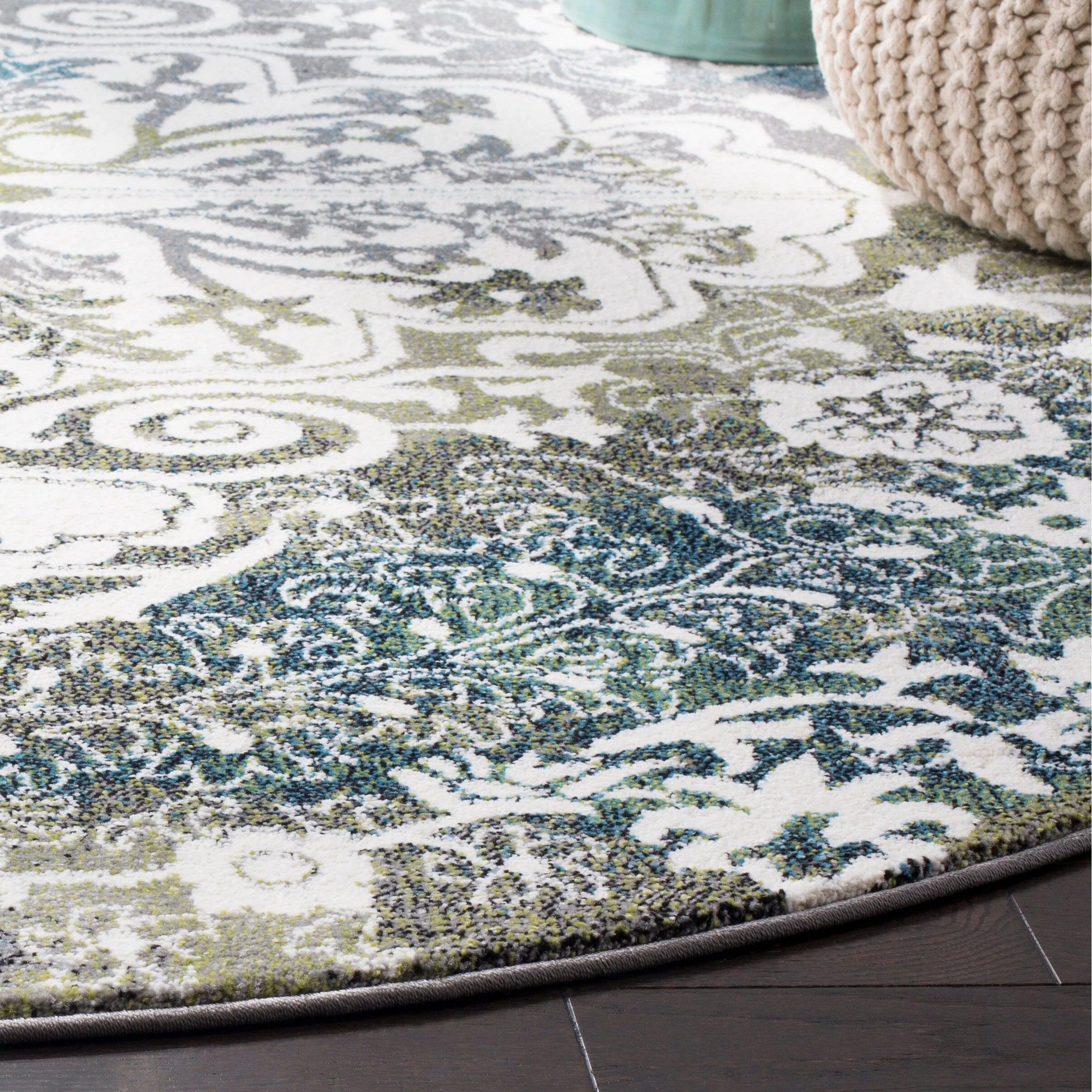 SAFAVIEH Watercolor Alani Modern Abstract Medallion Rug