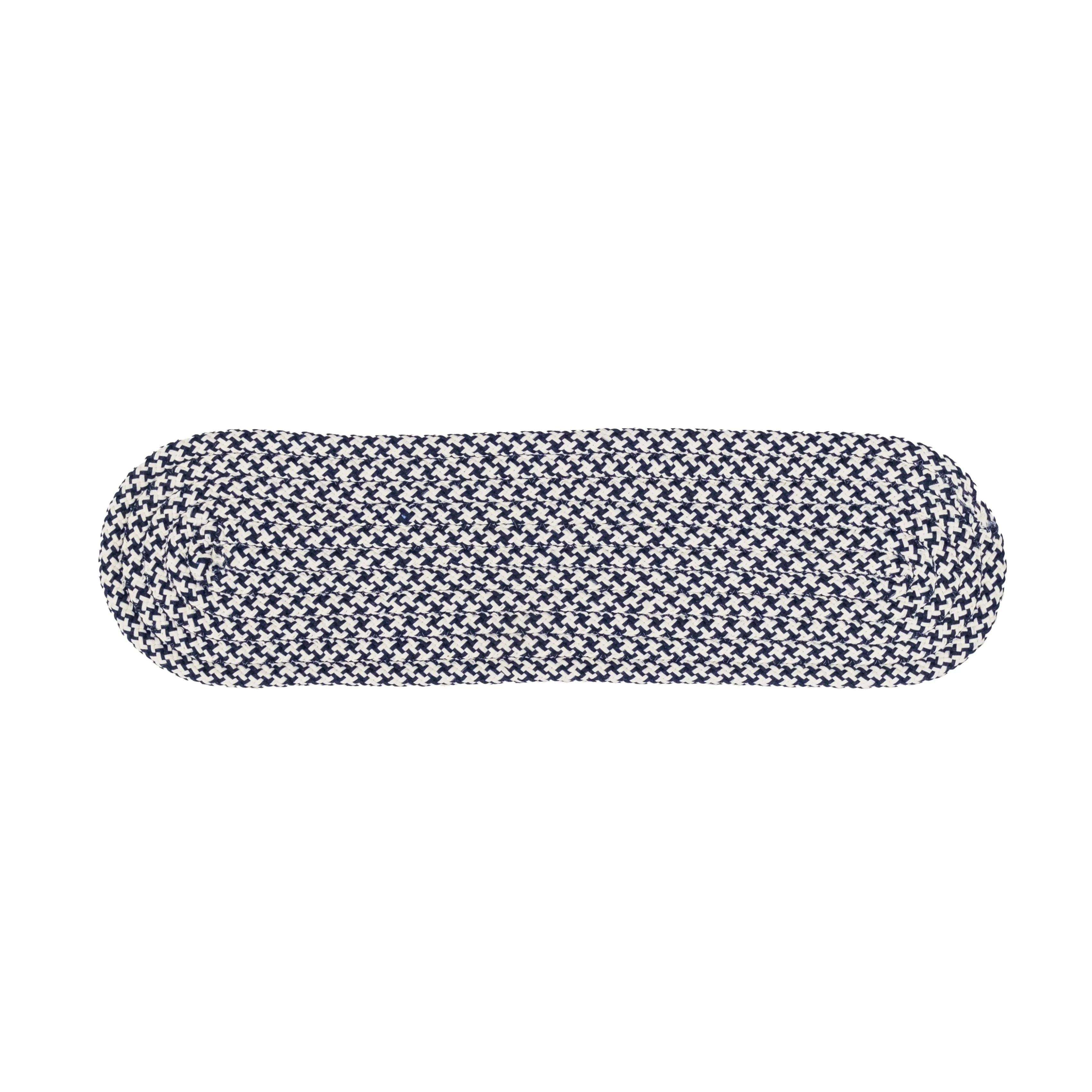 SET-13 Milton Houndstooth Tweed Braided Stair Treads