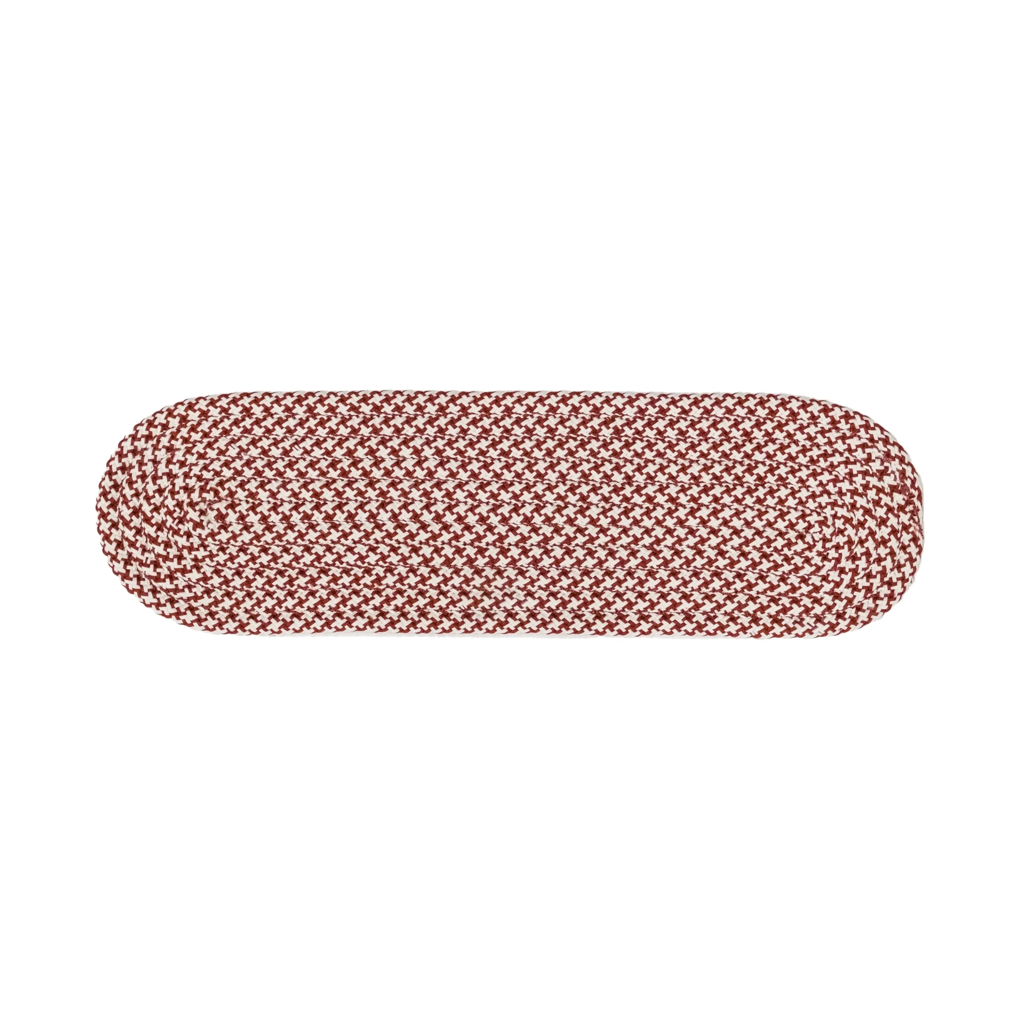 SET-13 Milton Houndstooth Tweed Braided Stair Treads