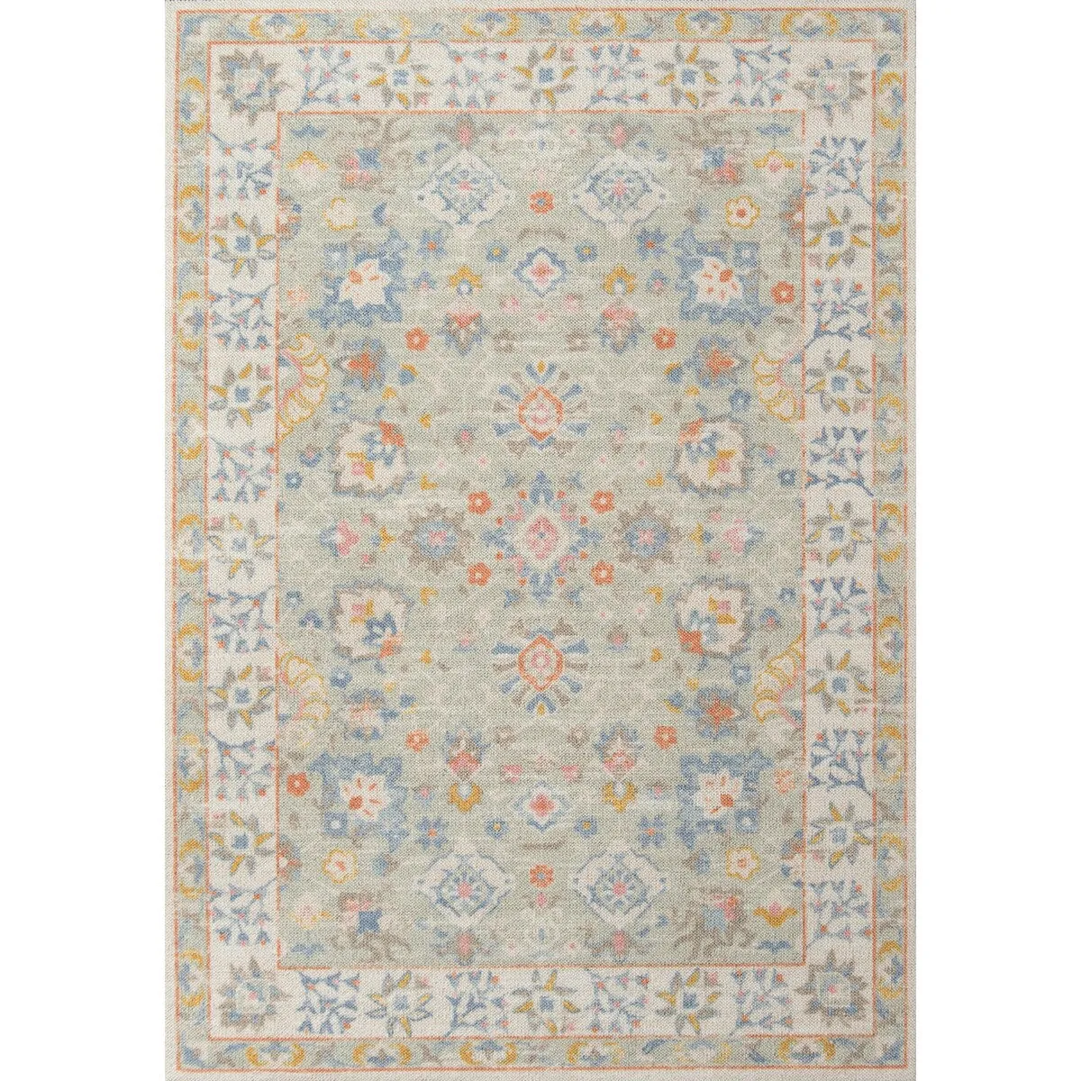 Skyline Decor Charcoal Anatolia Rugs in Rectangle Shape - Big