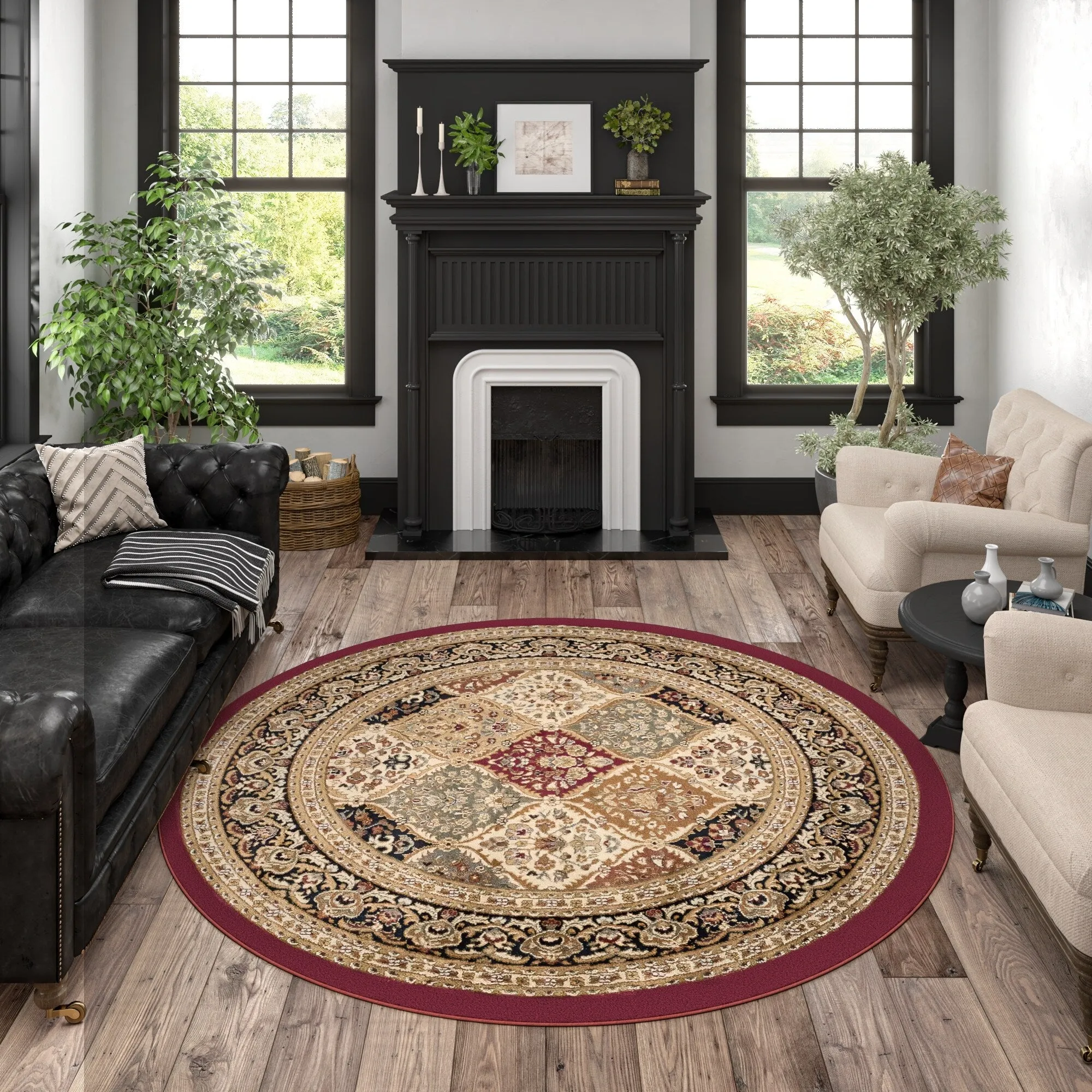Soho Traditional Floral Indoor Area Rug