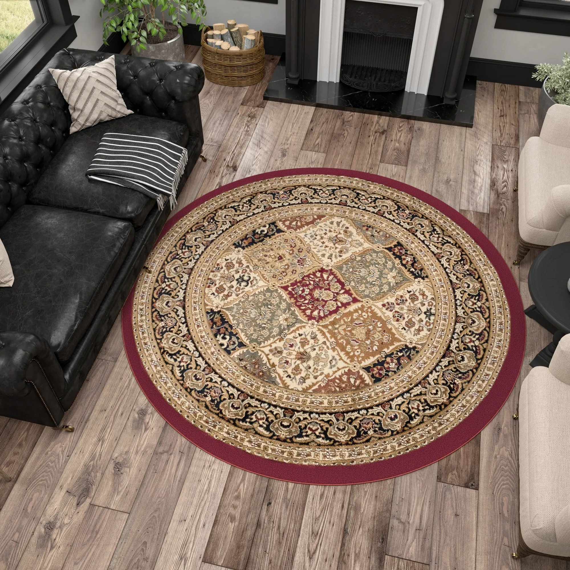 Soho Traditional Floral Indoor Area Rug