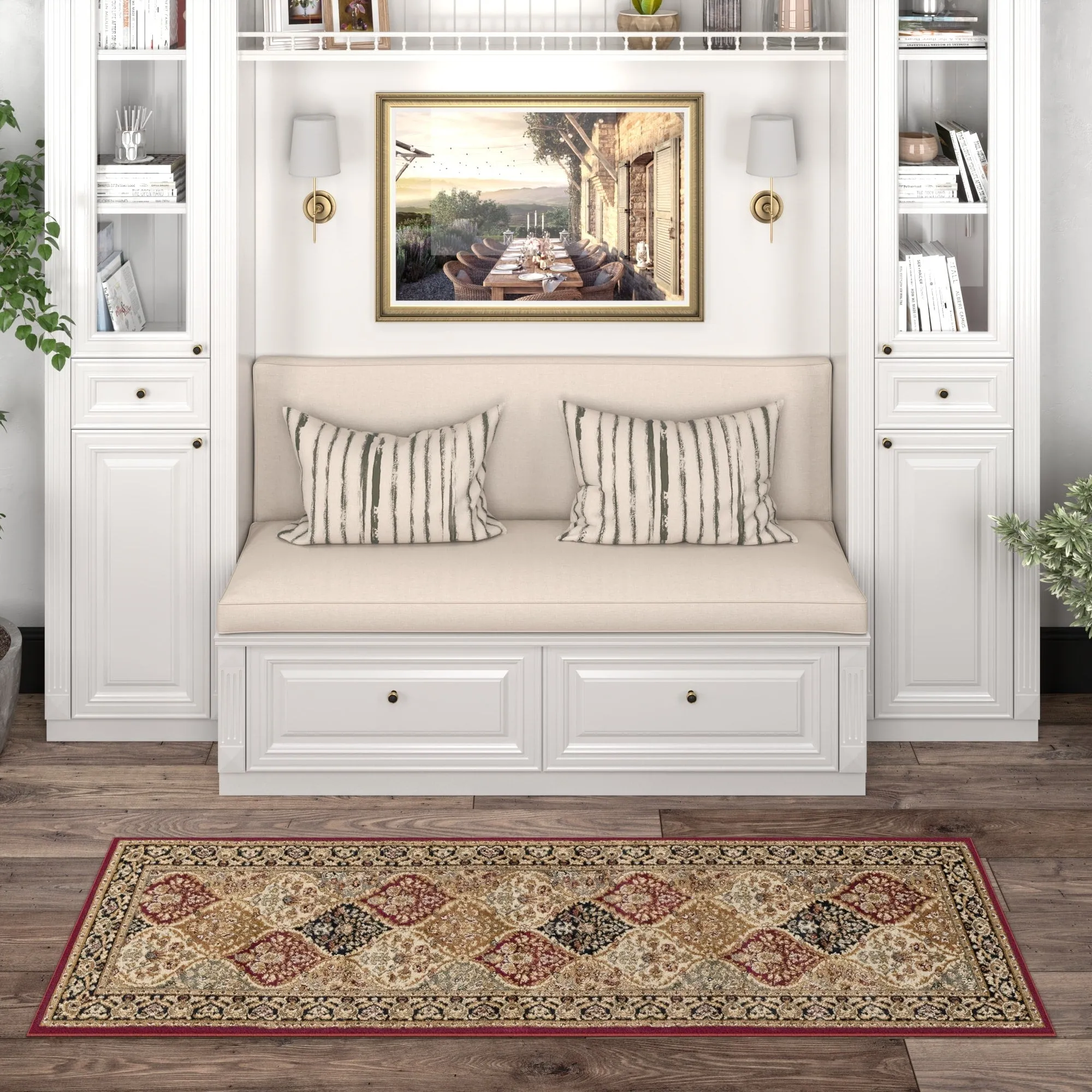 Soho Traditional Floral Indoor Area Rug