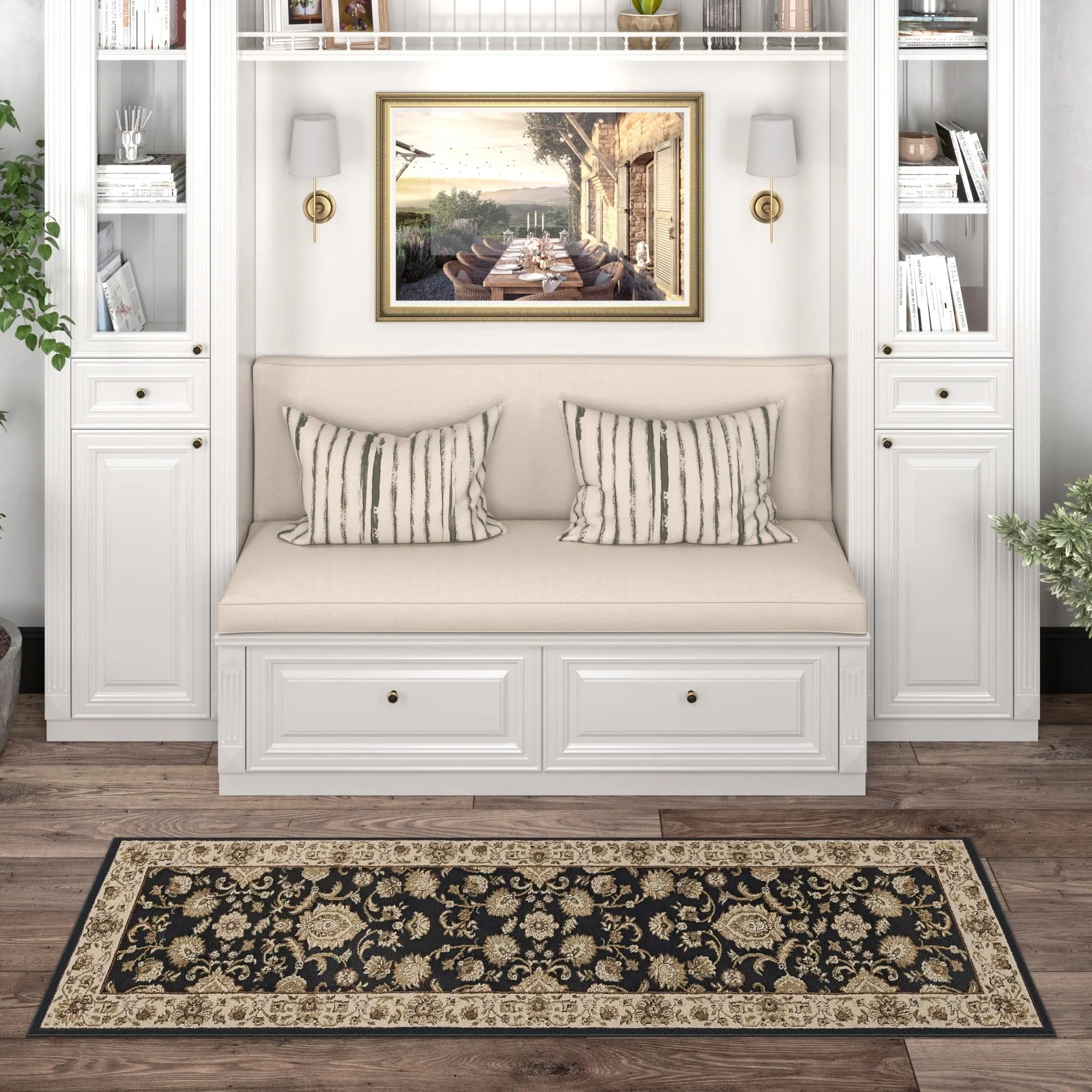 Soho Traditional Floral Oriental Indoor Area Rug