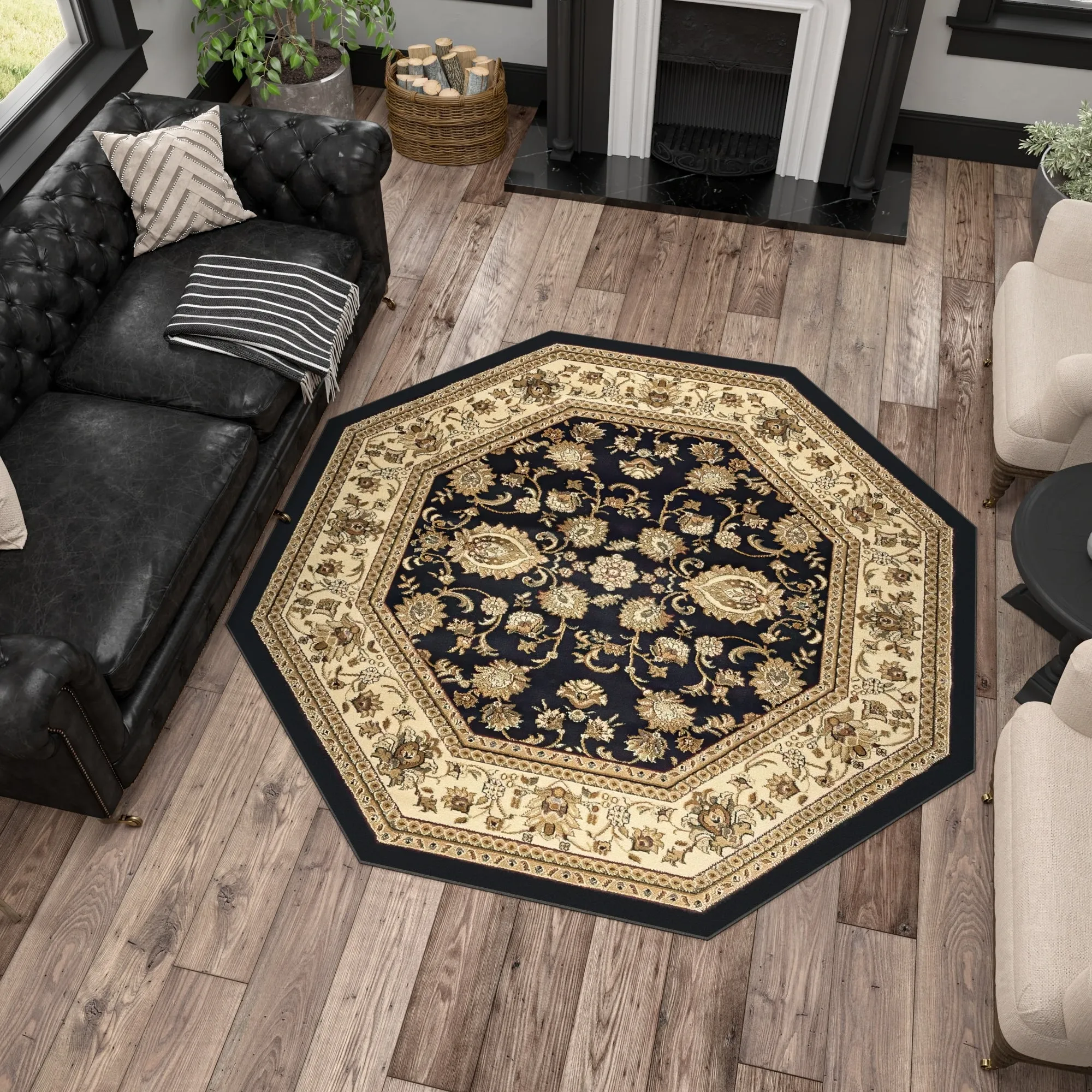Soho Traditional Floral Oriental Indoor Area Rug