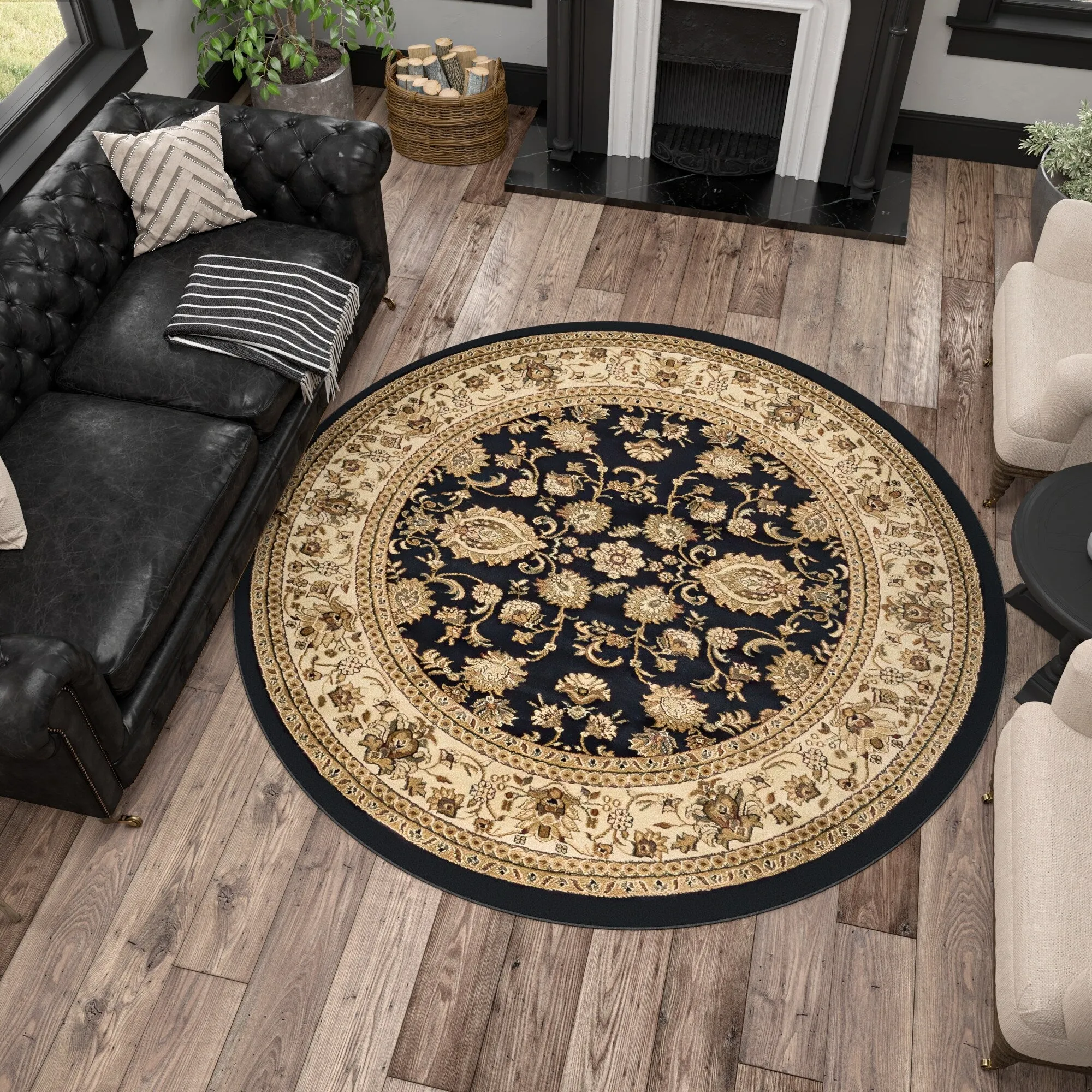 Soho Traditional Floral Oriental Indoor Area Rug