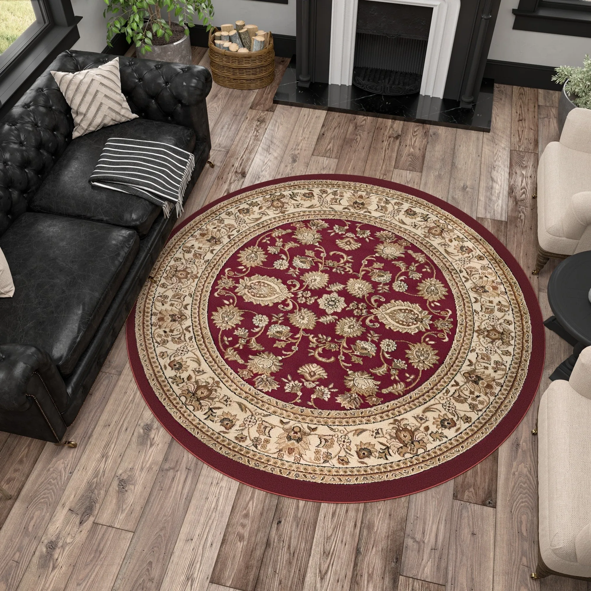 Soho Traditional Floral Oriental Indoor Area Rug