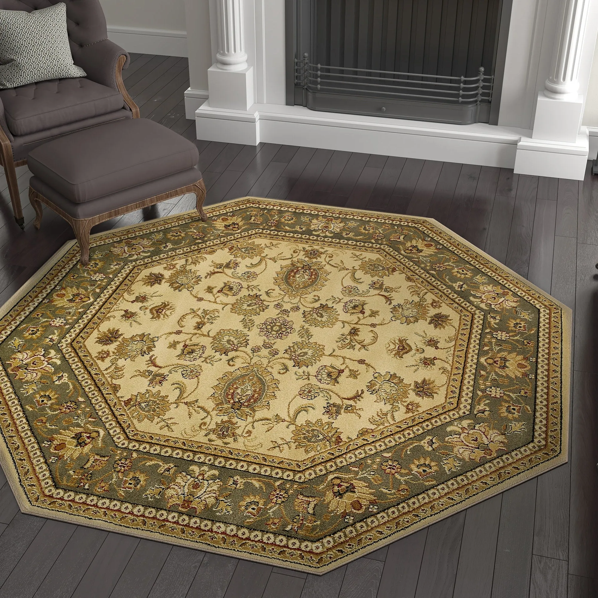 Soho Traditional Floral Oriental Indoor Area Rug
