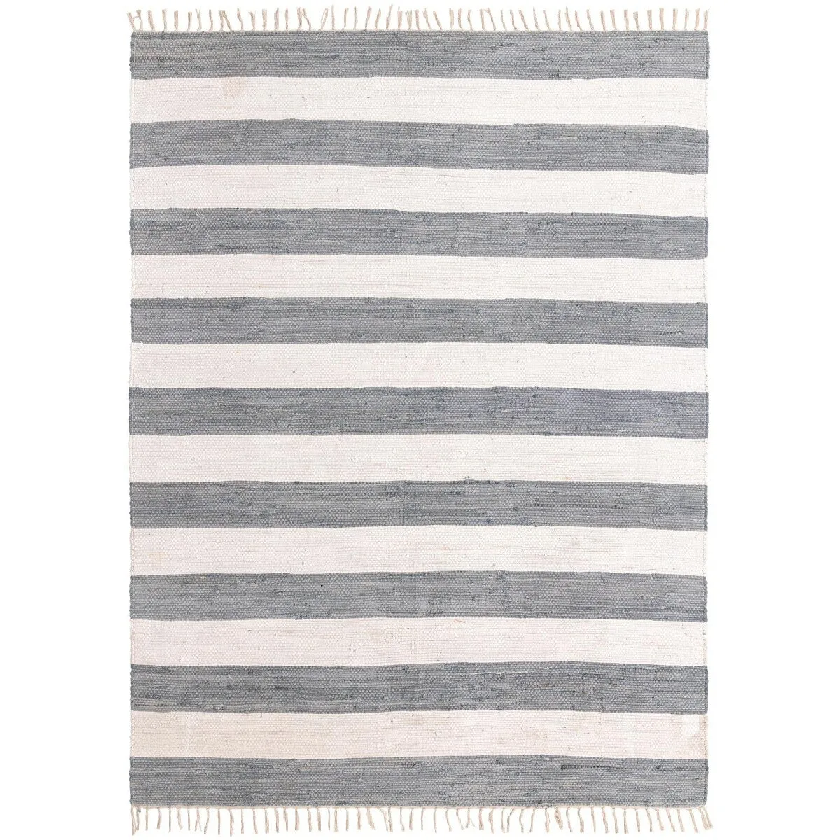 Solid/Striped Emaburn Collection Area Rug