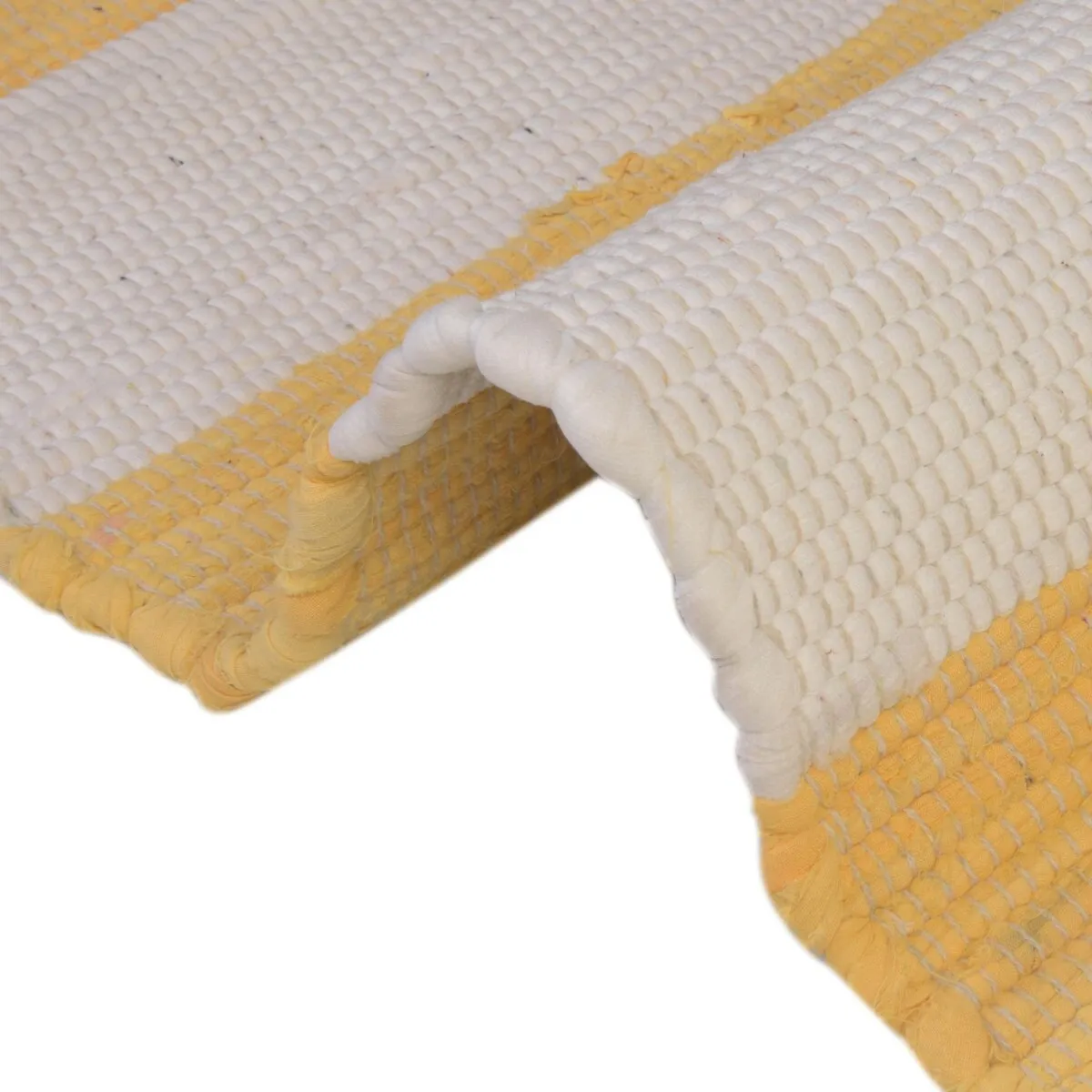 Solid/Striped Emaburn Collection Area Rug
