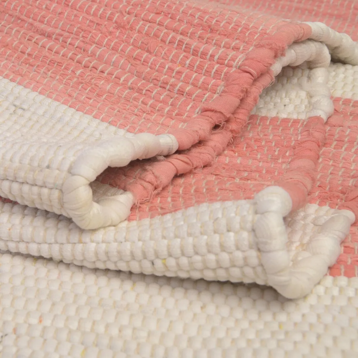 Solid/Striped Emaburn Collection Area Rug