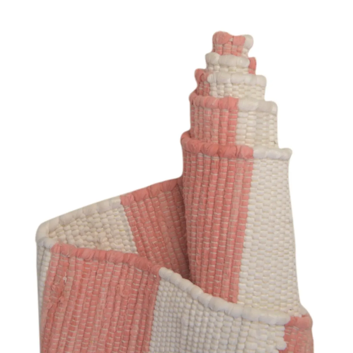 Solid/Striped Emaburn Collection Area Rug