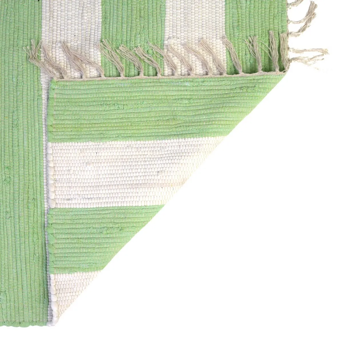 Solid/Striped Emaburn Collection Area Rug