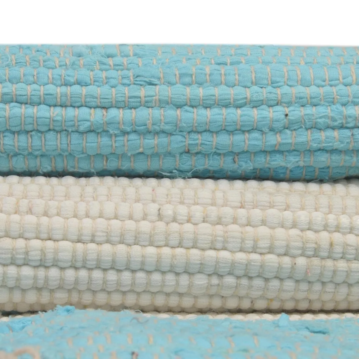 Solid/Striped Emaburn Collection Area Rug
