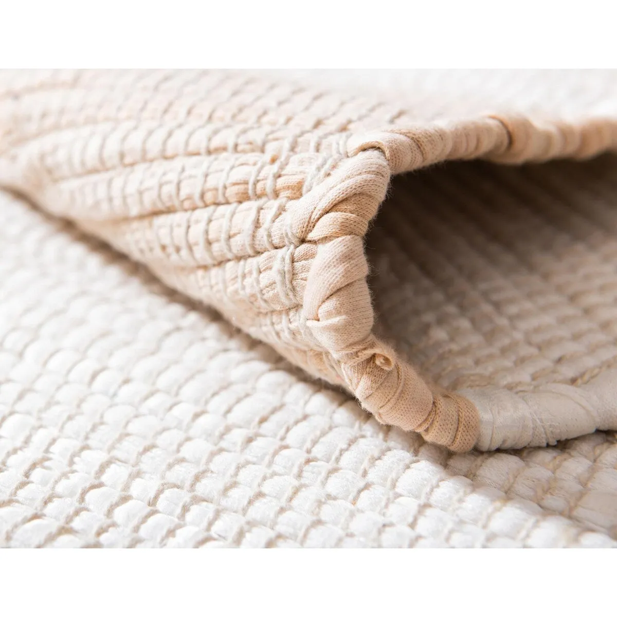 Solid/Striped Emaburn Collection Area Rug