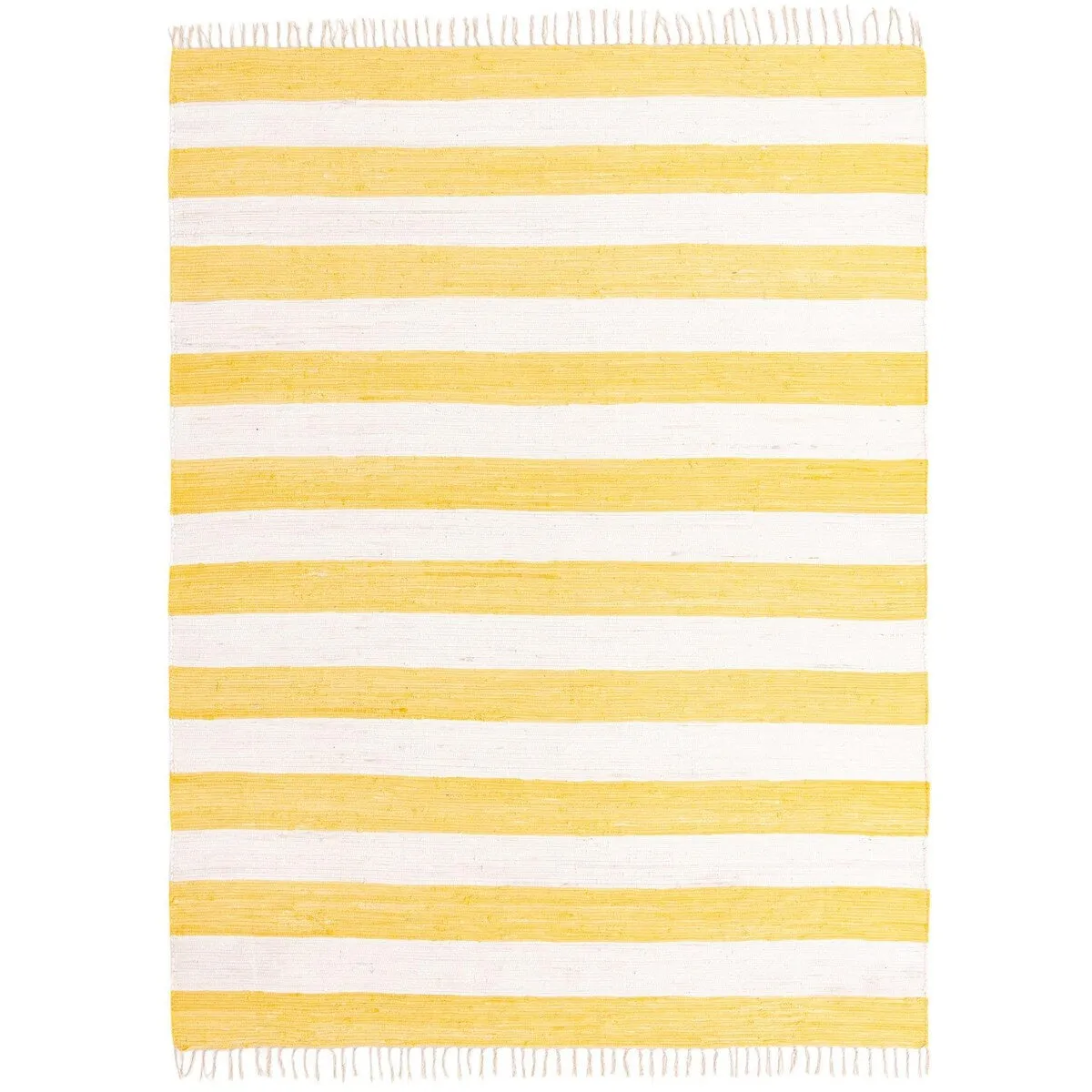 Solid/Striped Emaburn Collection Area Rug