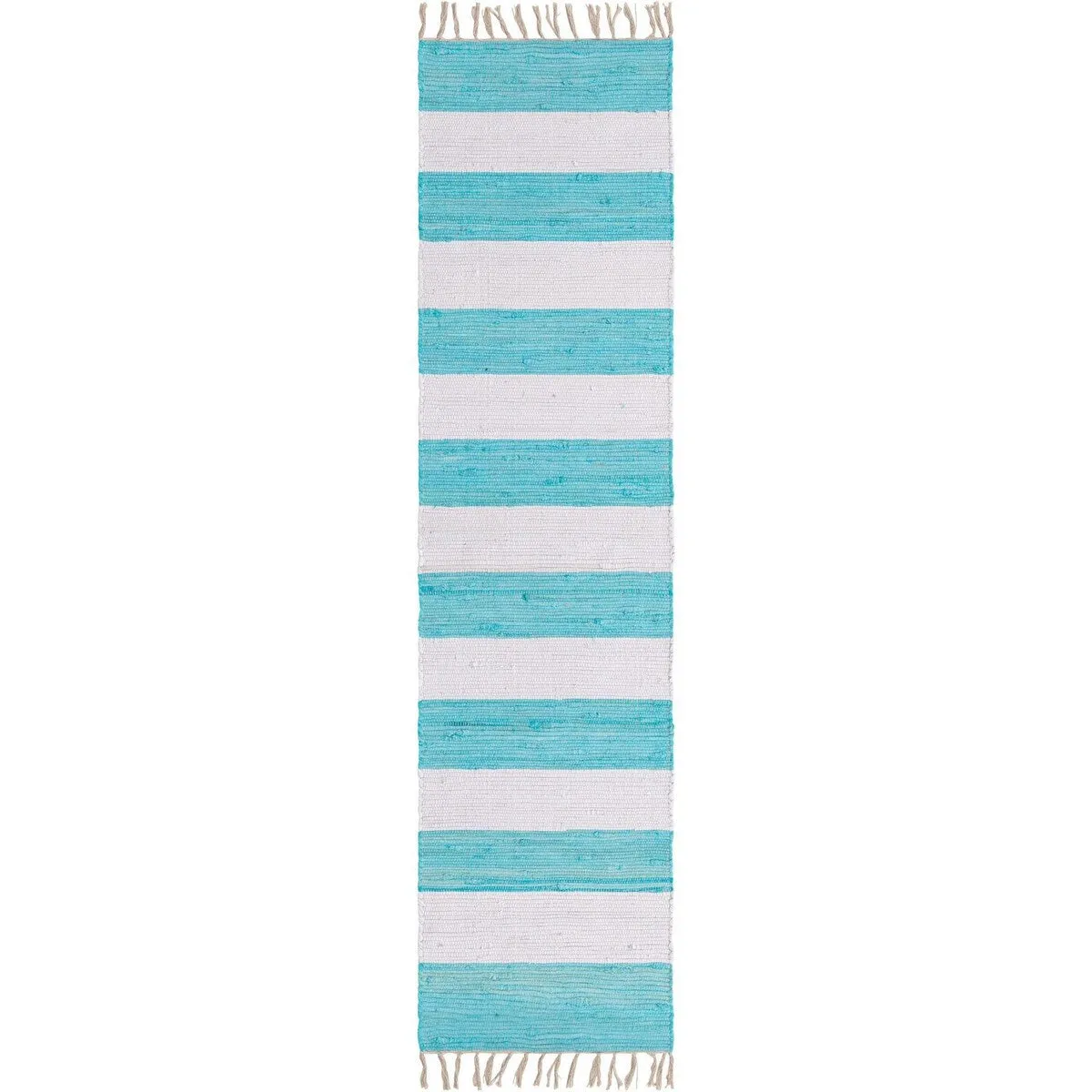 Solid/Striped Emaburn Collection Area Rug
