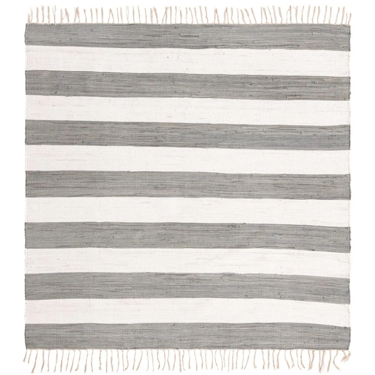 Solid/Striped Emaburn Collection Area Rug