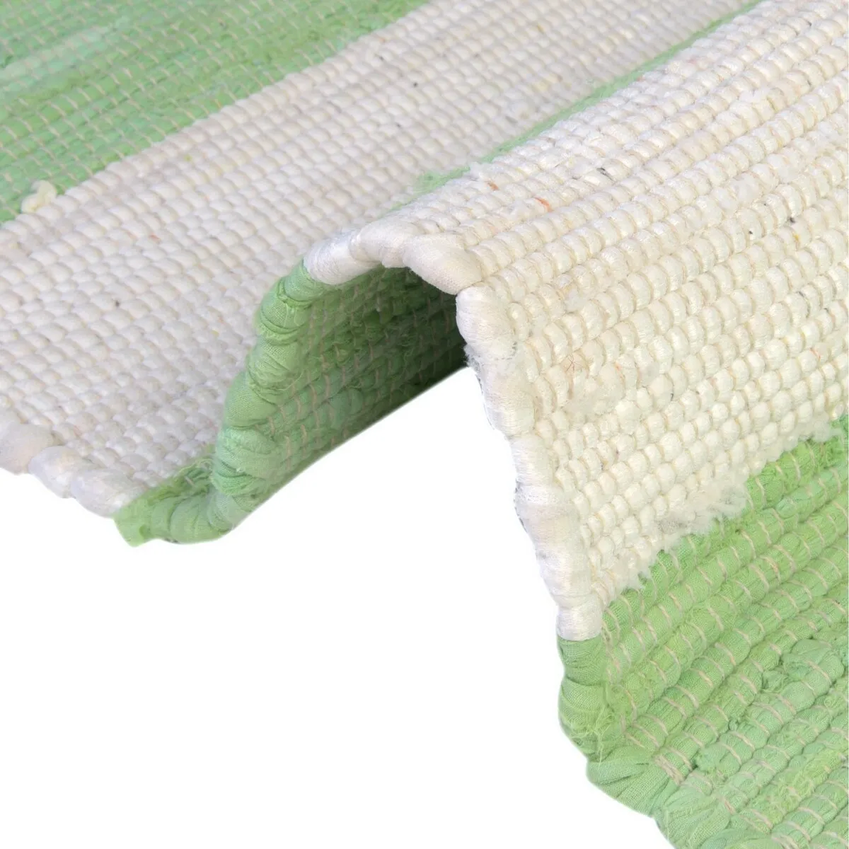 Solid/Striped Emaburn Collection Area Rug