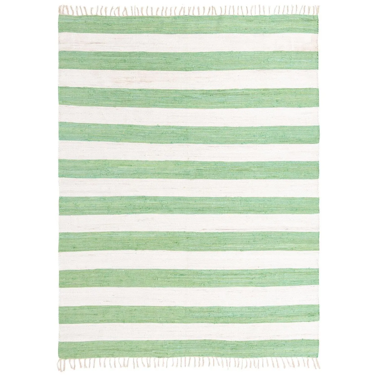 Solid/Striped Emaburn Collection Area Rug