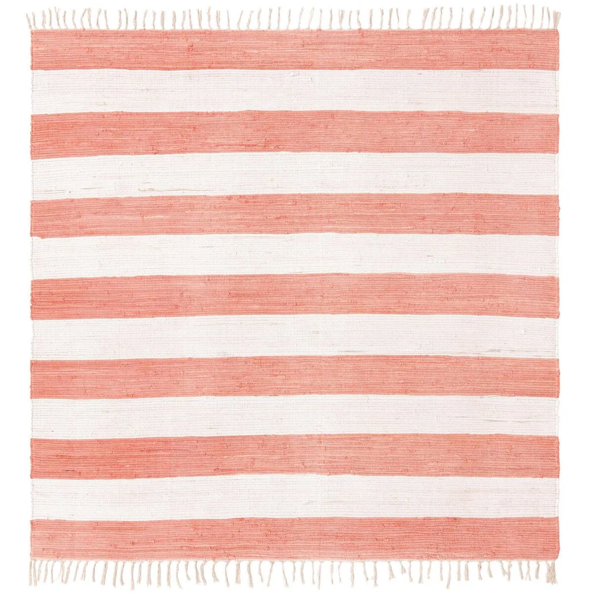 Solid/Striped Emaburn Collection Area Rug