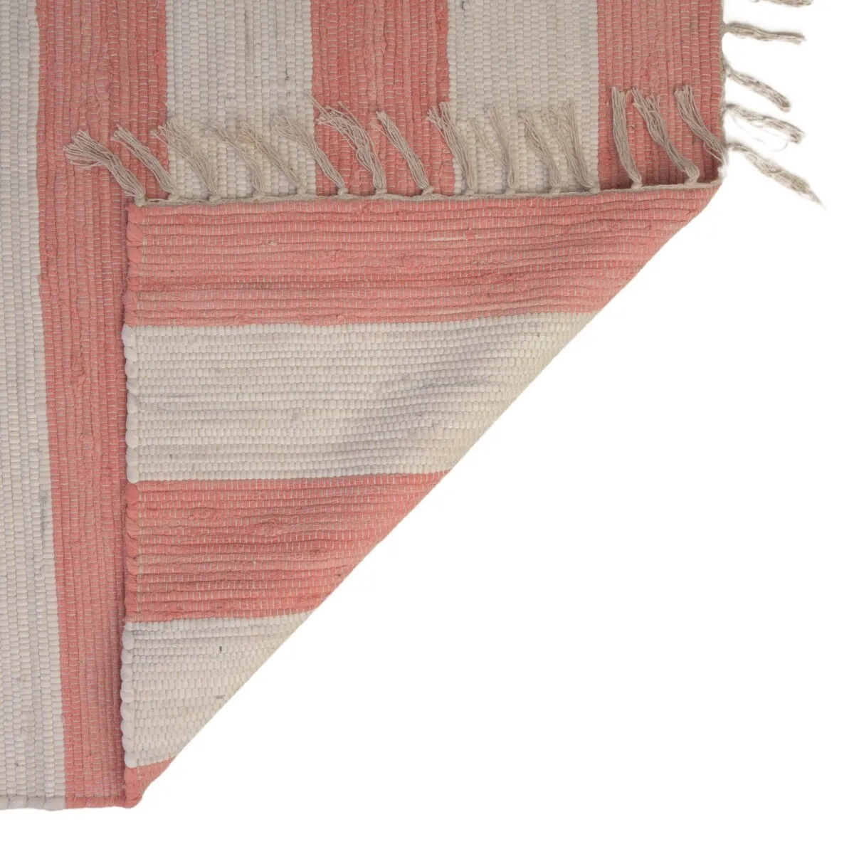 Solid/Striped Emaburn Collection Area Rug