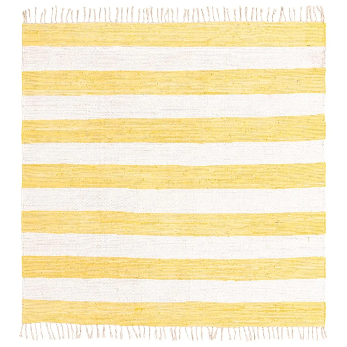 Solid/Striped Emaburn Collection Area Rug